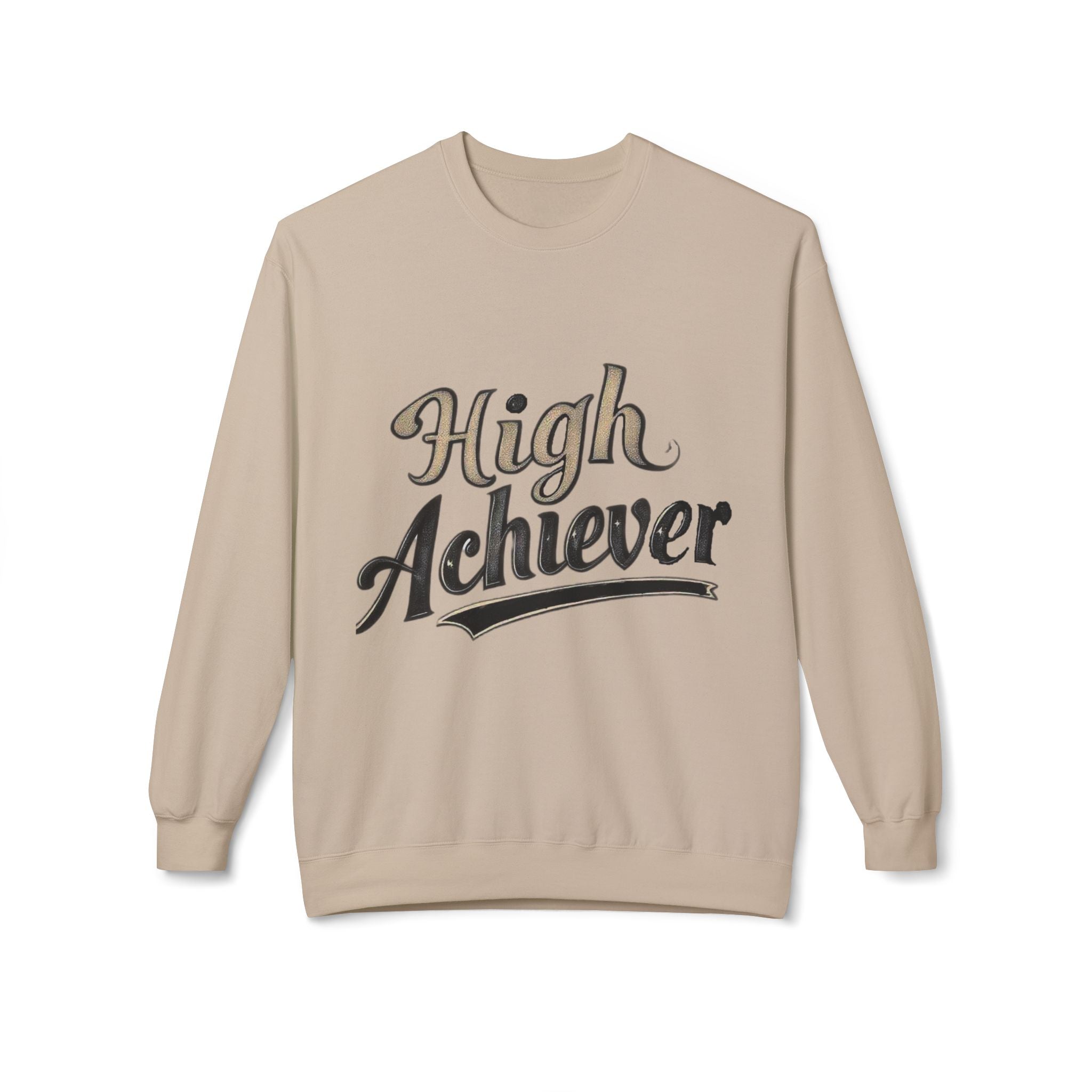 High Achiever Men's Midweight Soft style Fleece Crewneck Sweatshirt