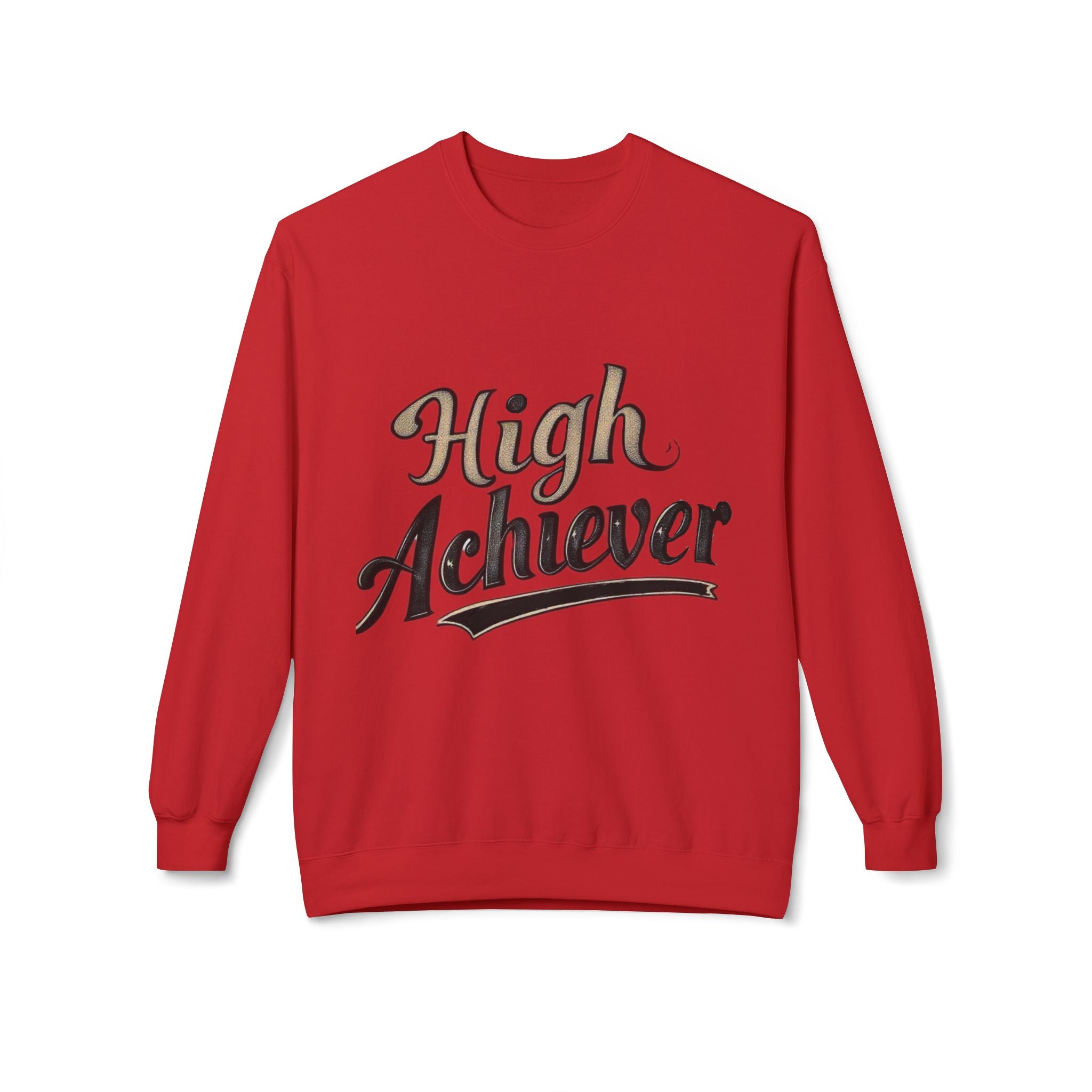 High Achiever Men's Midweight Soft style Fleece Crewneck Sweatshirt