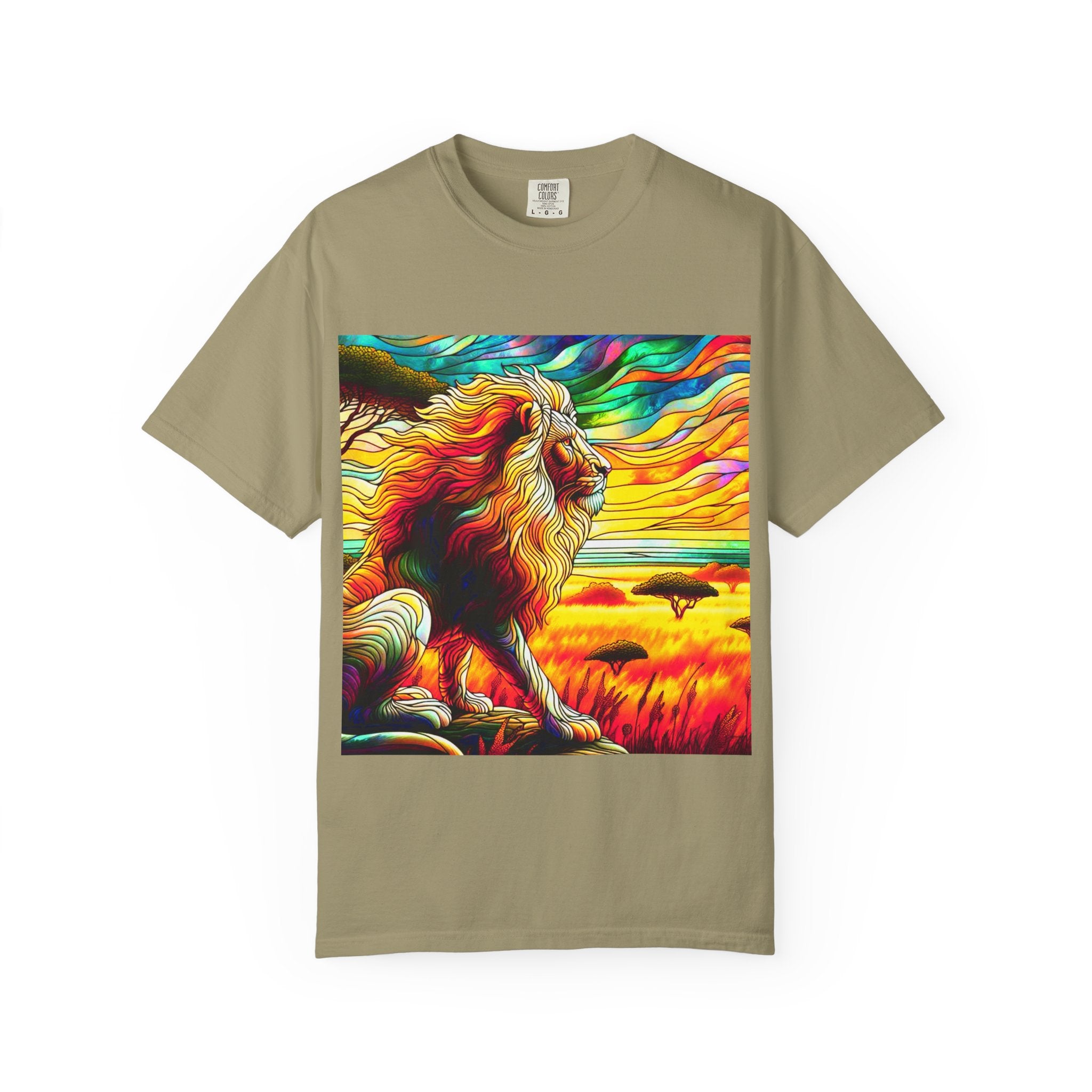 Lion Men's Garment-Dyed T-shirt