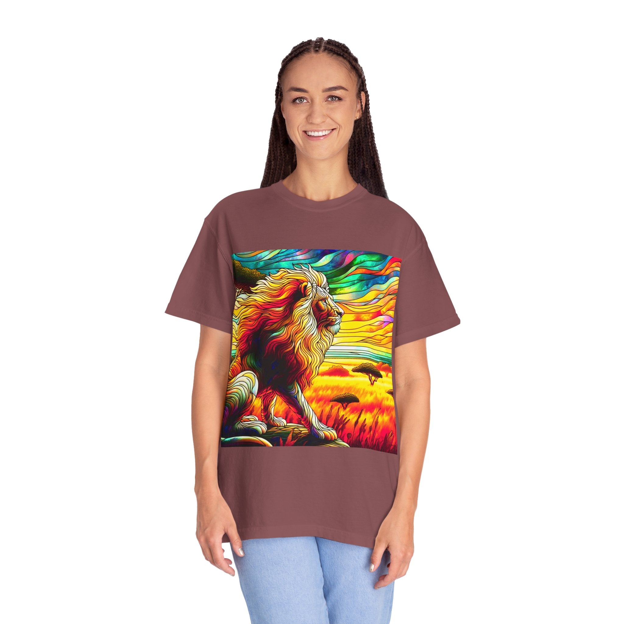 Lion Men's Garment-Dyed T-shirt