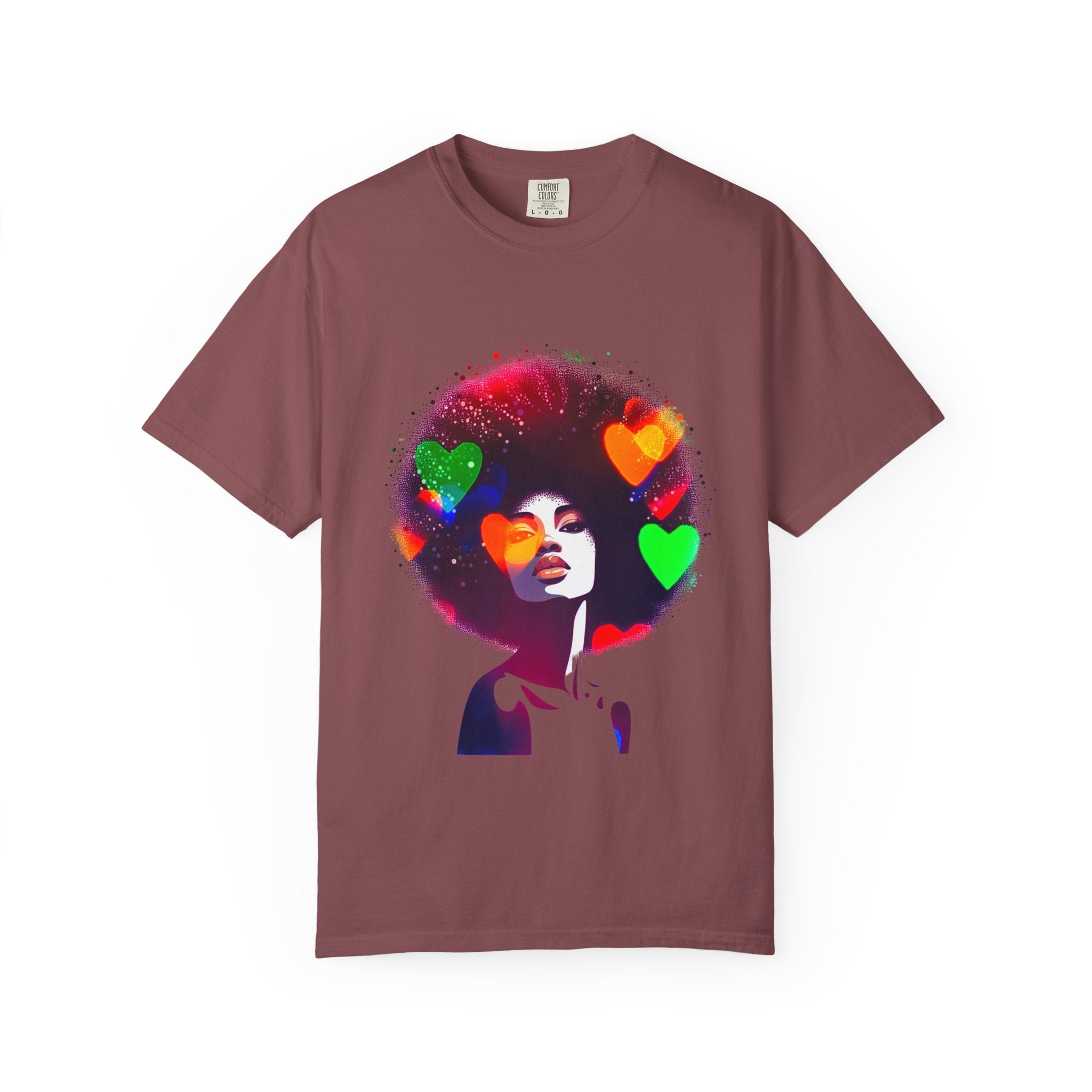 Afrocentric Women Men's Garment-Dyed T-shirt