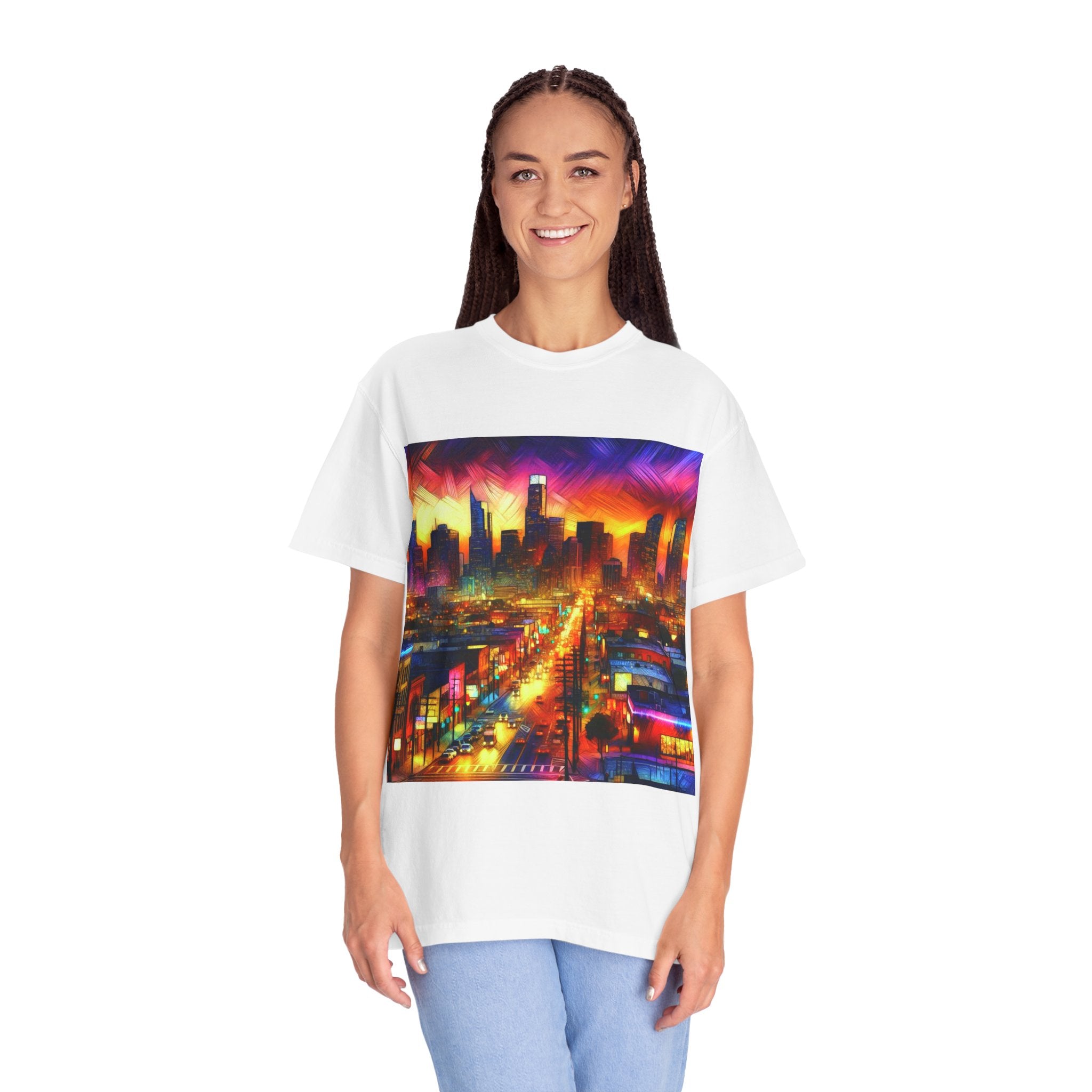 Artsy City Men's Garment-Dyed T-shirt