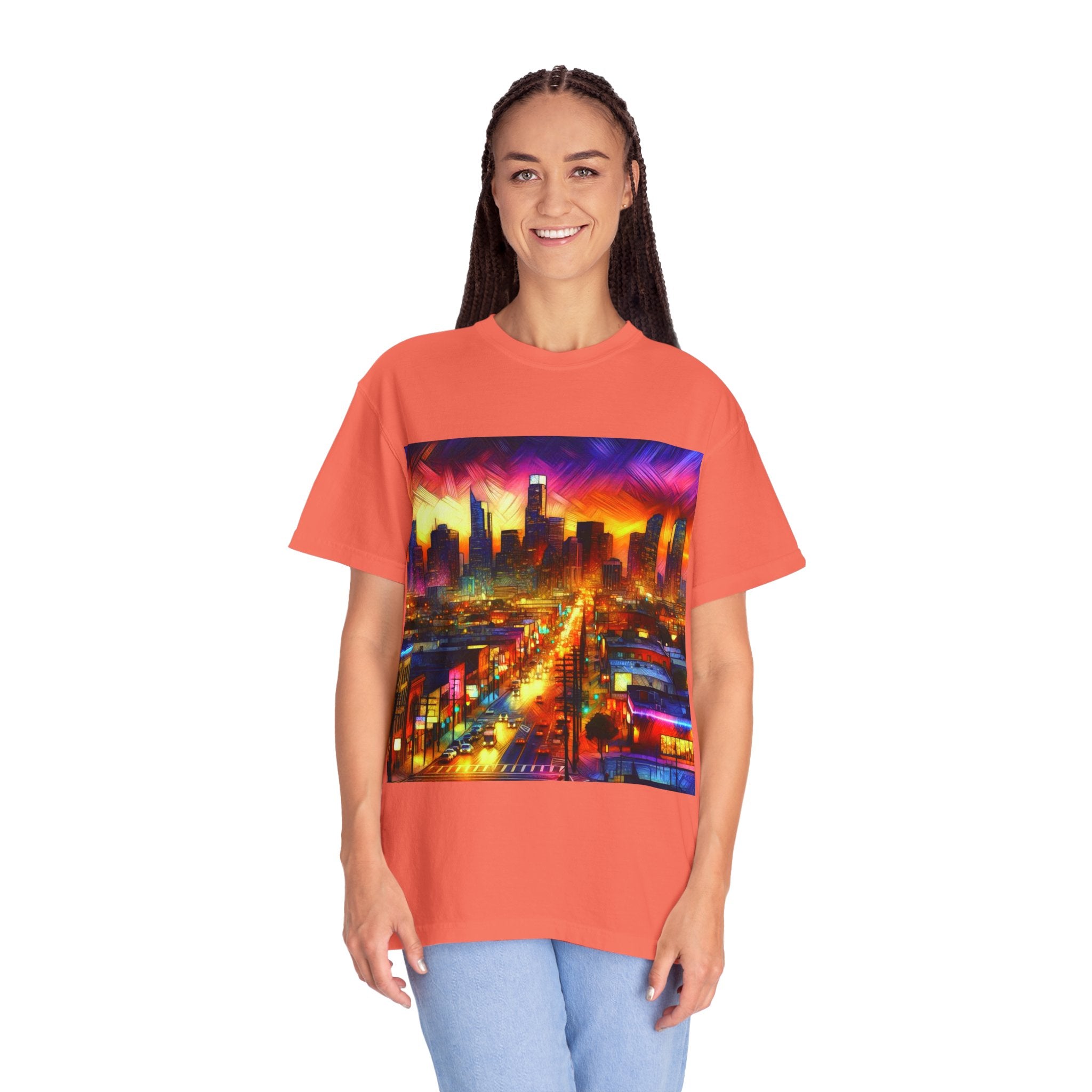 Artsy City Men's Garment-Dyed T-shirt