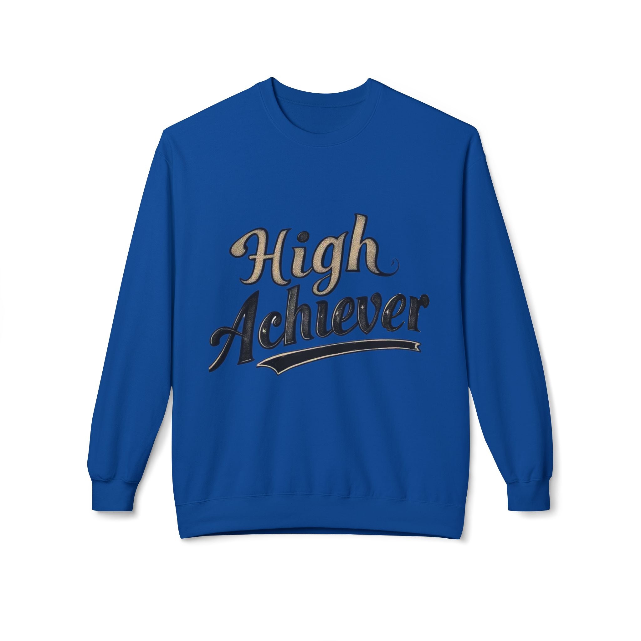 High Achiever Men's Midweight Soft style Fleece Crewneck Sweatshirt