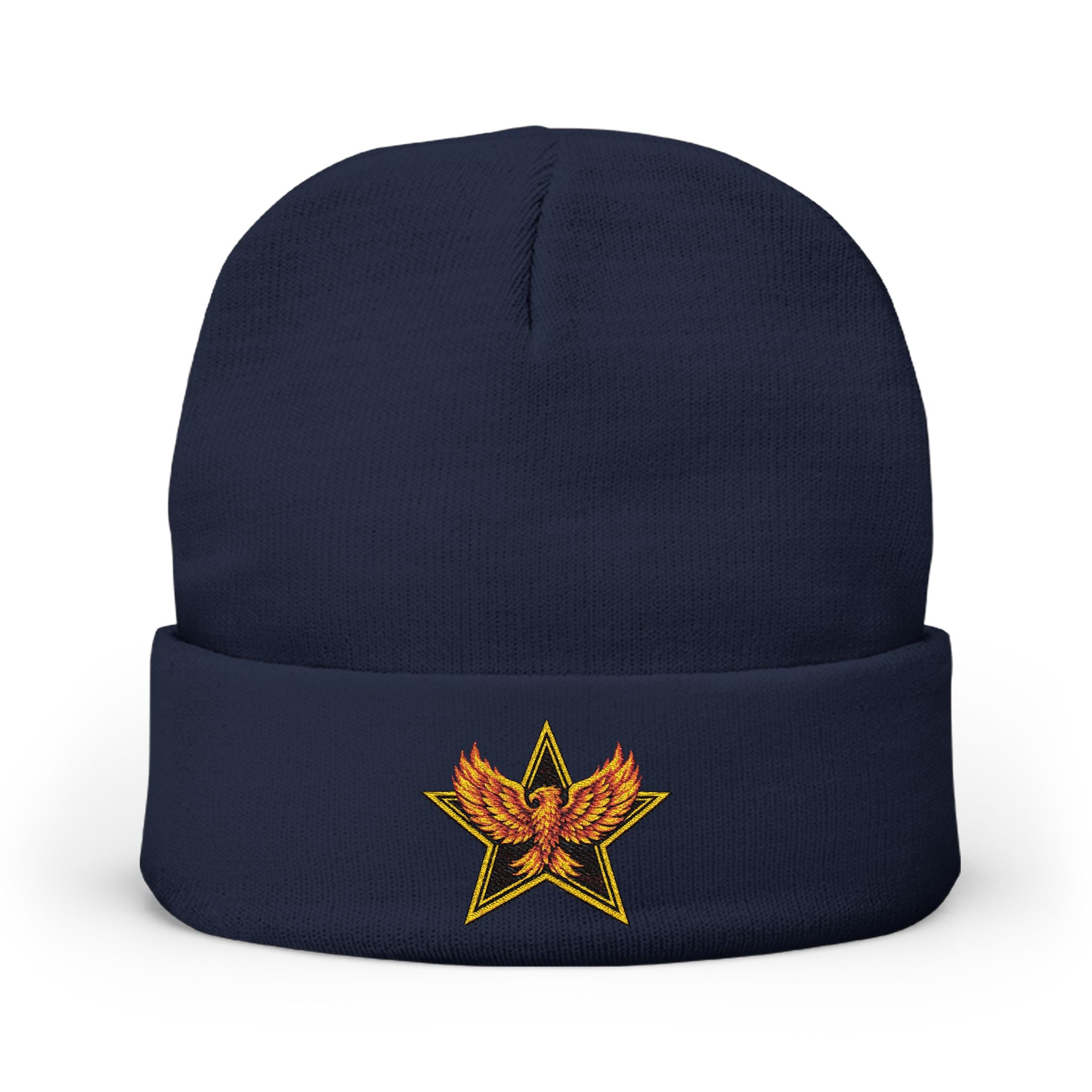 Gold Star Legends Knit Beanie (Embroidery)