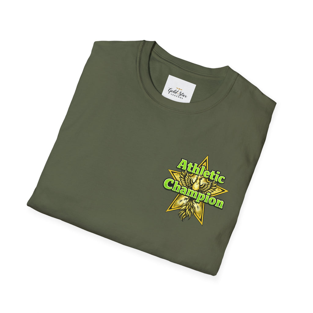 Men’s left chest GSL( Athletic Champion) Soft style T-Shirt