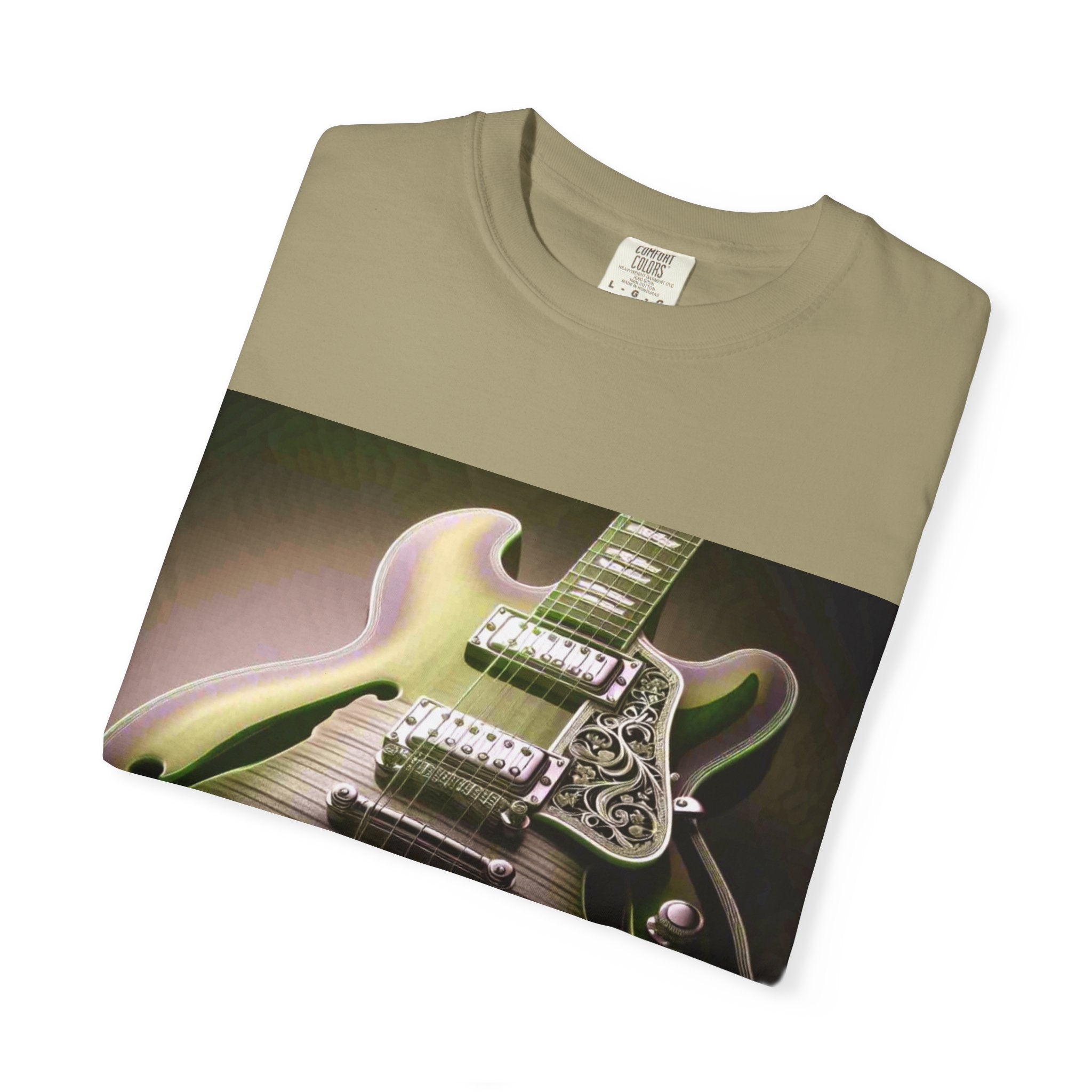 Guitar Men's Garment-Dyed T-shirt
