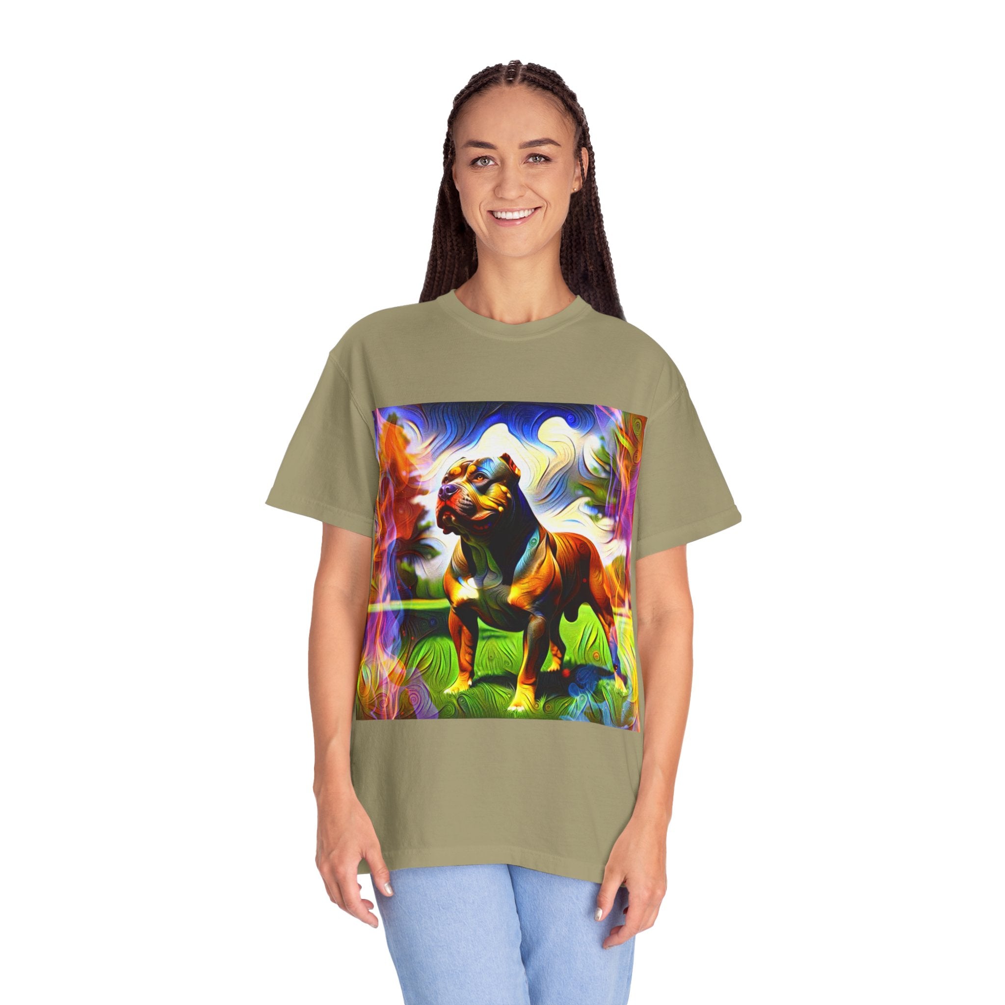 Pit bull Men's Garment-Dyed T-shirt