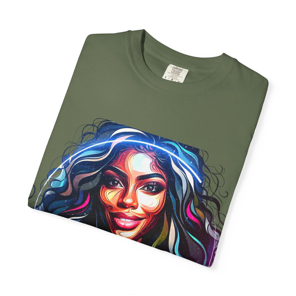 Beautiful Woman Men's Garment-Dyed T-shirt