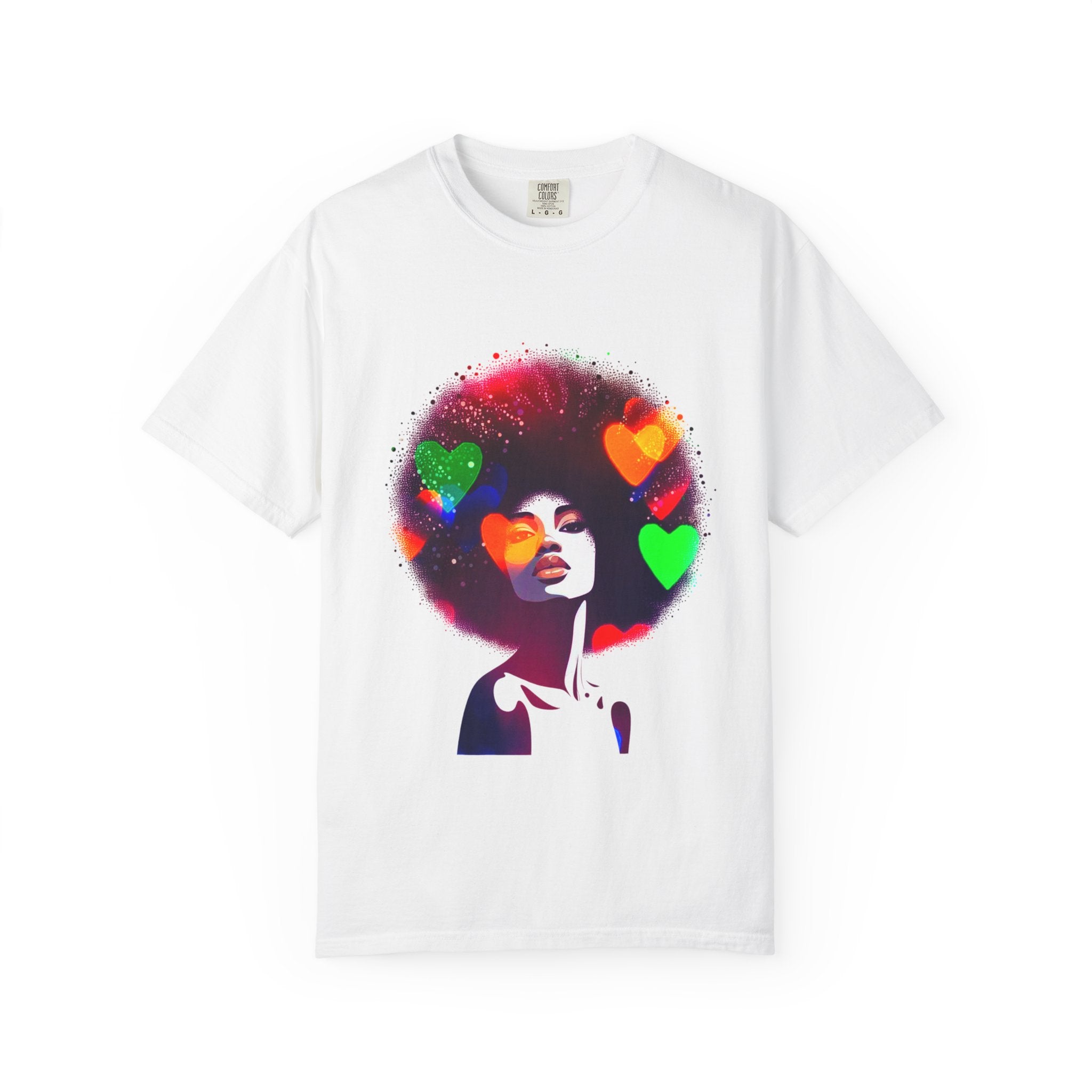 Afrocentric Women Men's Garment-Dyed T-shirt