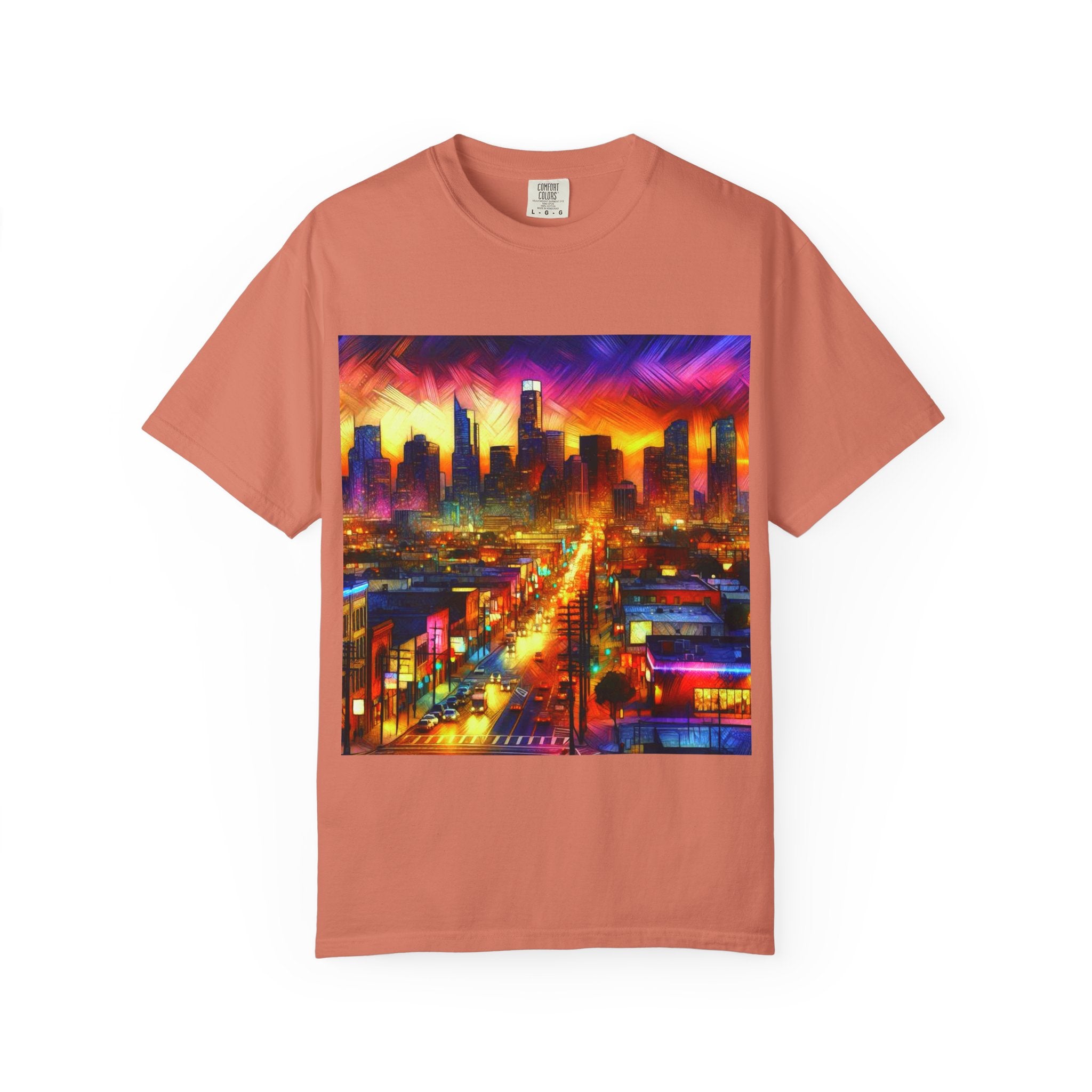 Artsy City Men's Garment-Dyed T-shirt