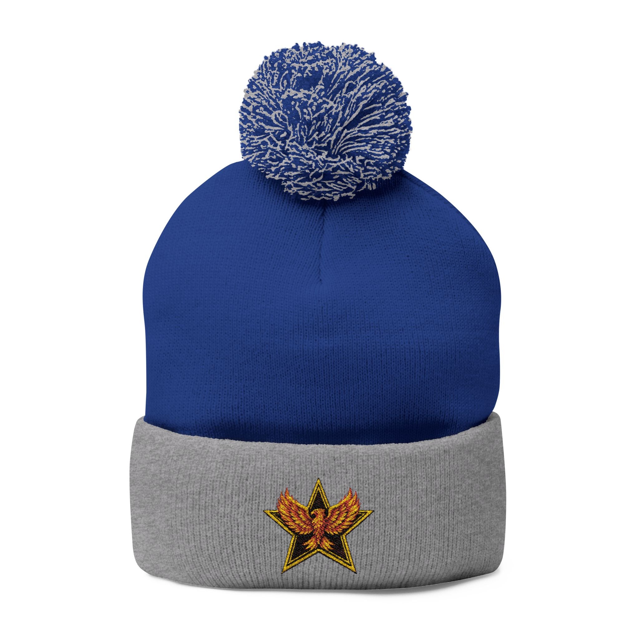 Gold Star Legends Pom-Pom Knit Cap (Embroidery)