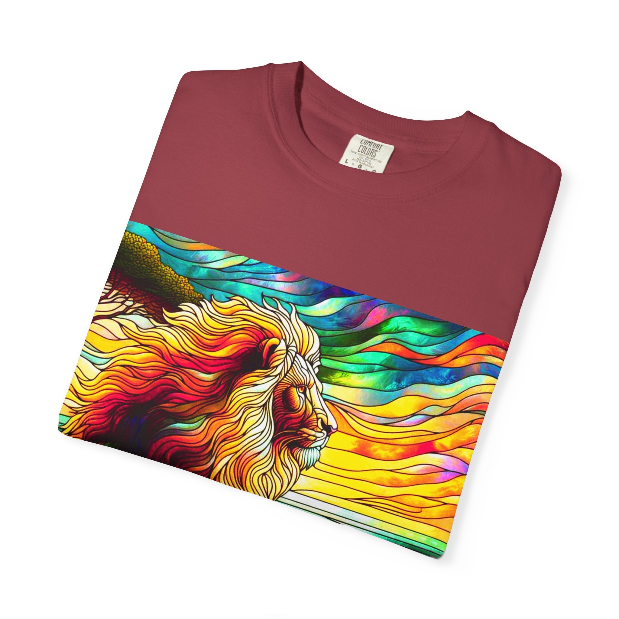 Lion Men's Garment-Dyed T-shirt