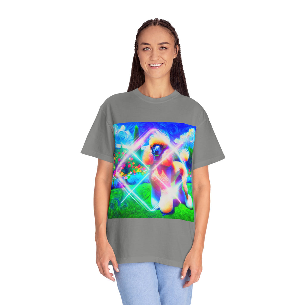 Neon Poodle Men's Garment-Dyed T-shirt Neon poopoooi