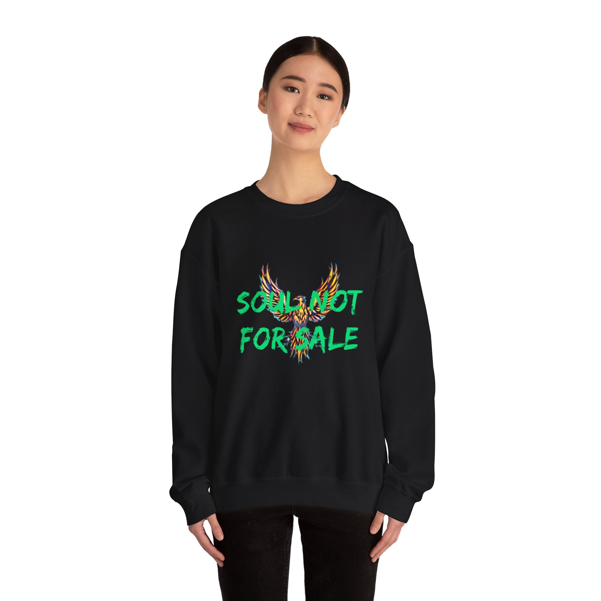 Soul Not For Sale Men’s Heavy Blend™ Crewneck Sweatshirt