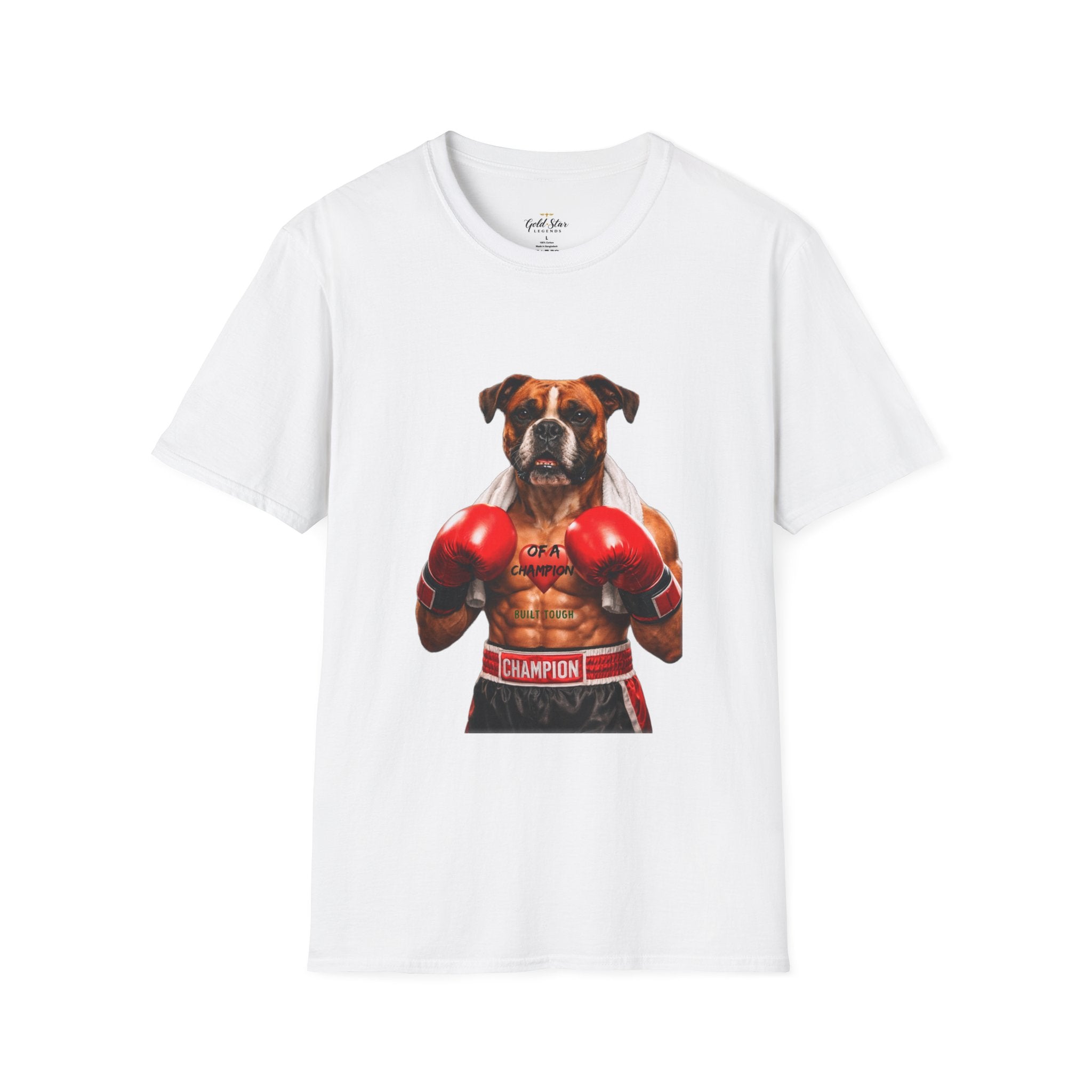 Men’s boxing dog Softstyle T-Shirt