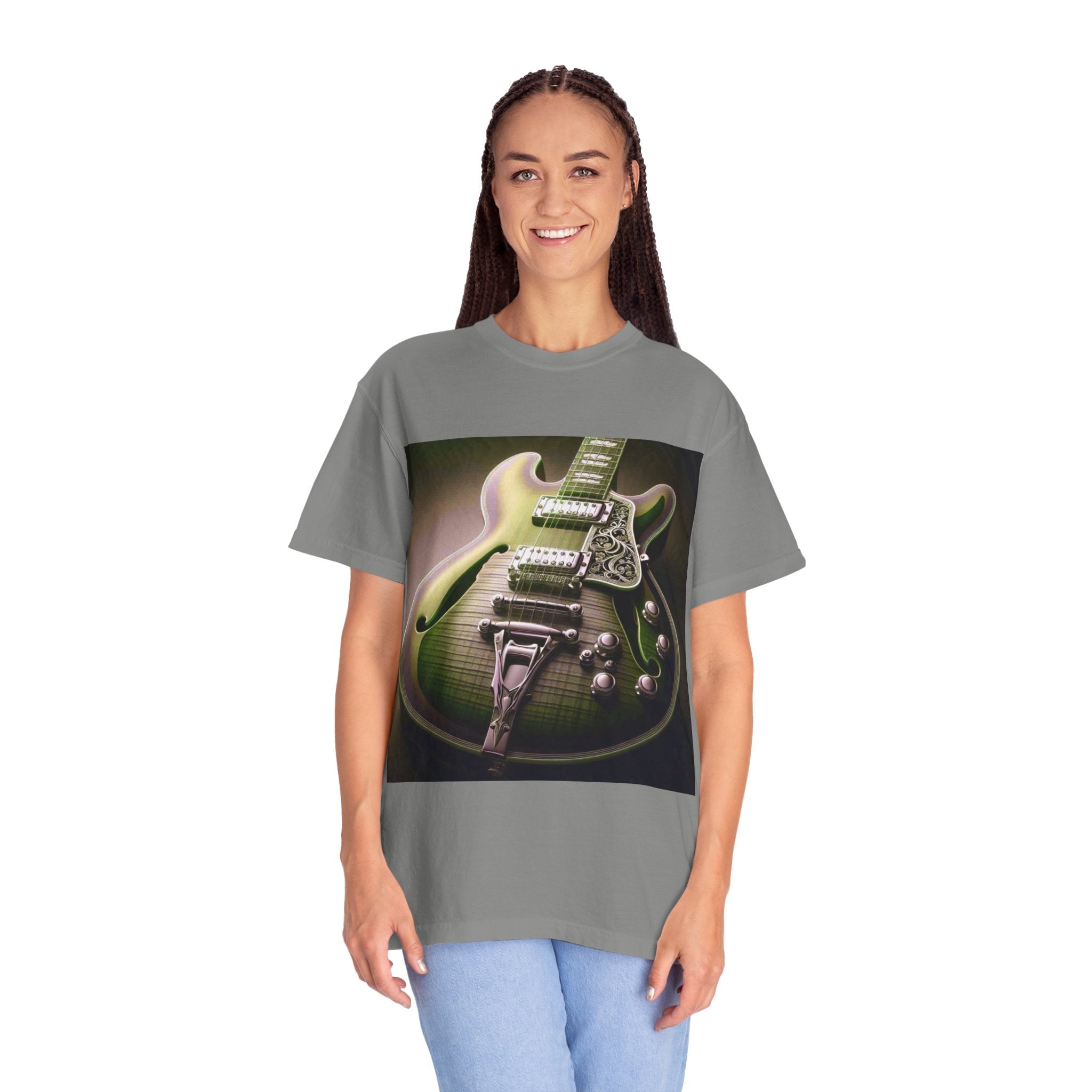 Guitar Men's Garment-Dyed T-shirt