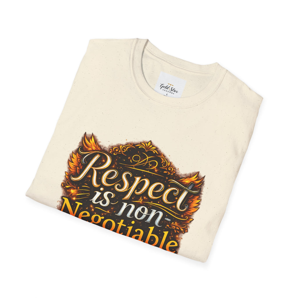 Women’s Softstyle T-Shirt Restpect is Non negotiable