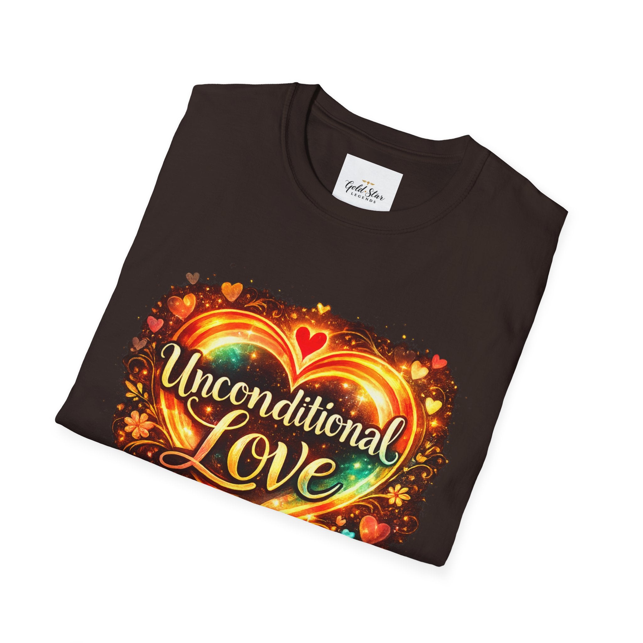 Unconditional Love Women’s T-Shirt — Inspirational Graphic Tee with 'Unconditional love'