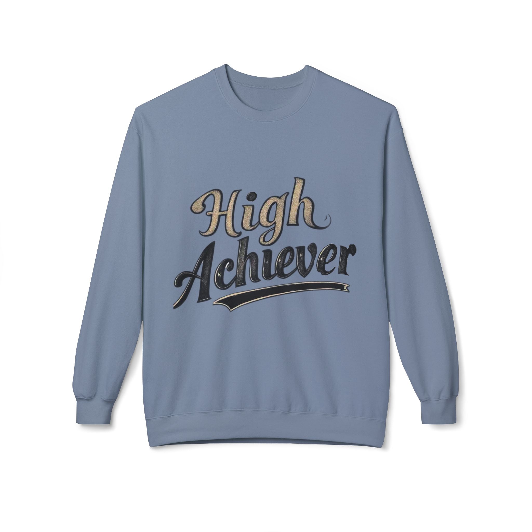 High Achiever Men's Midweight Soft style Fleece Crewneck Sweatshirt
