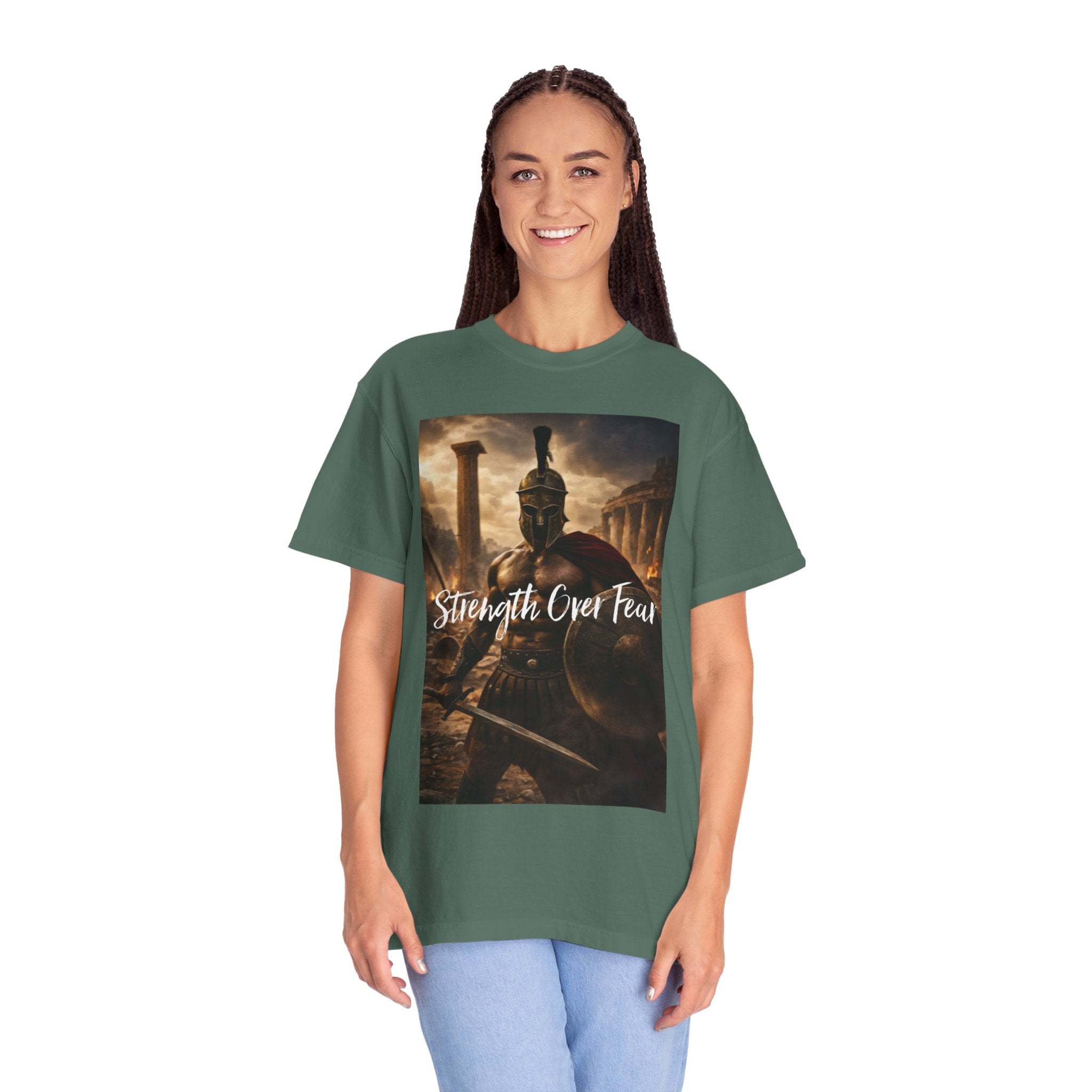 Spartan soldier women’s Garment-Dyed T-shirt