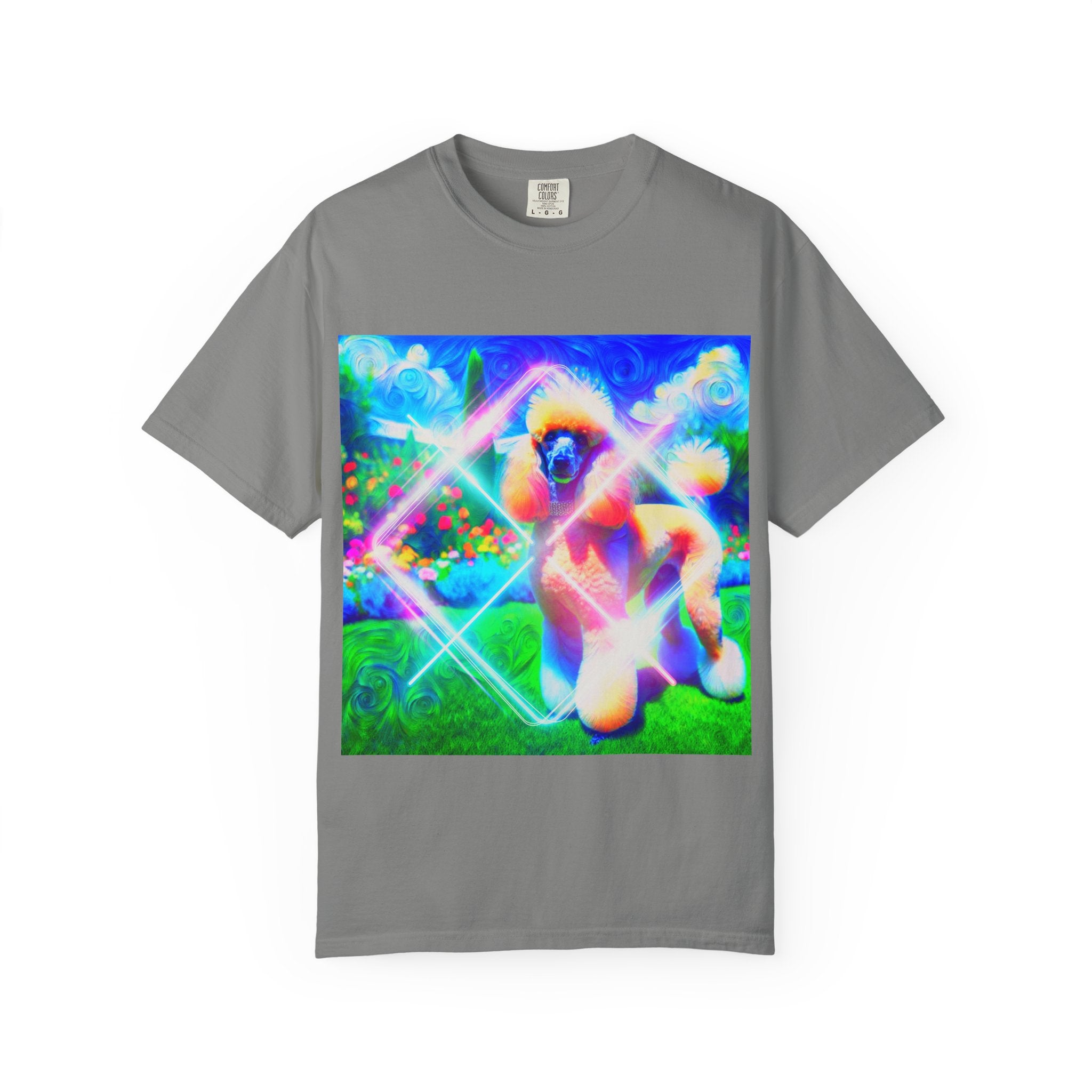Neon Poodle Men's Garment-Dyed T-shirt Neon poopoooi