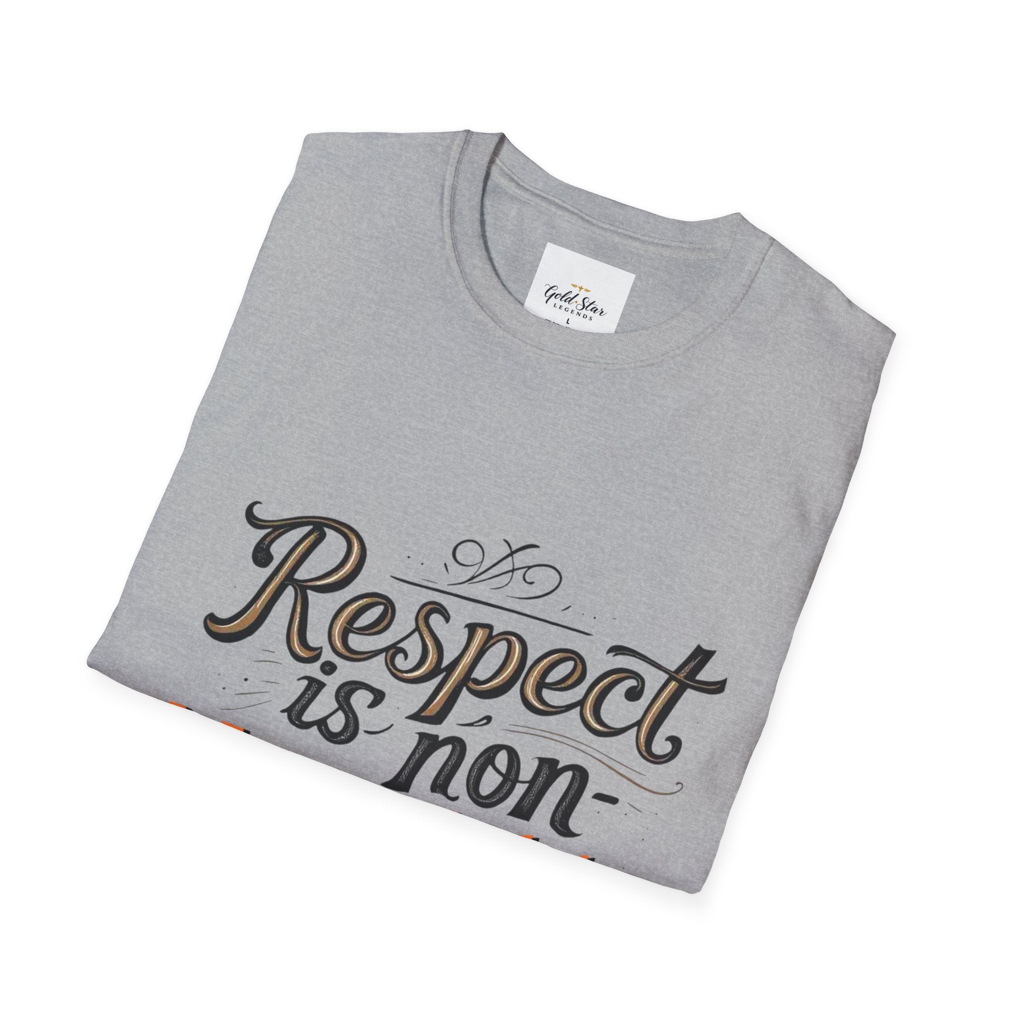 Respect Is Non-Negotiable Women's Soft Style T-Shirt