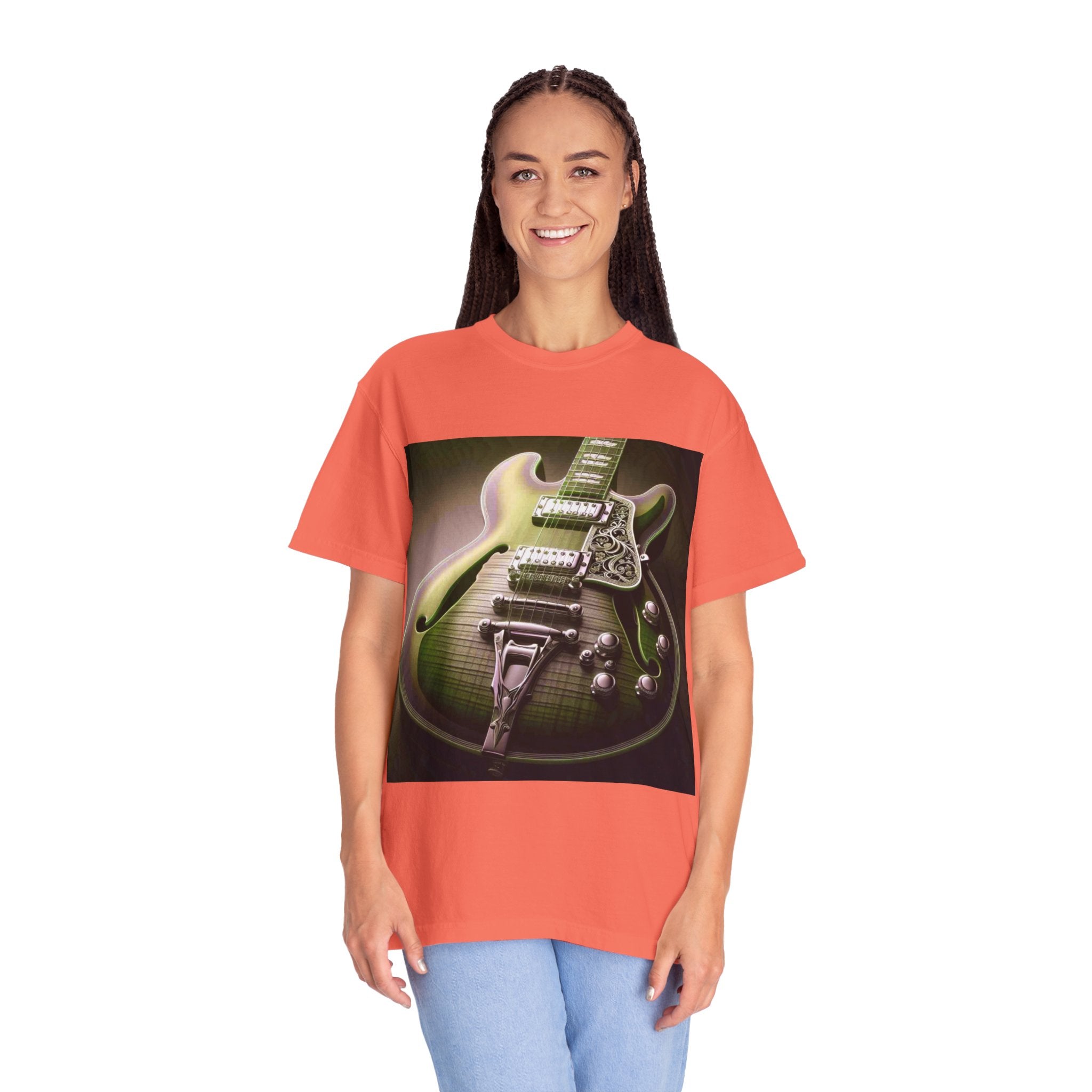 Guitar Men's Garment-Dyed T-shirt