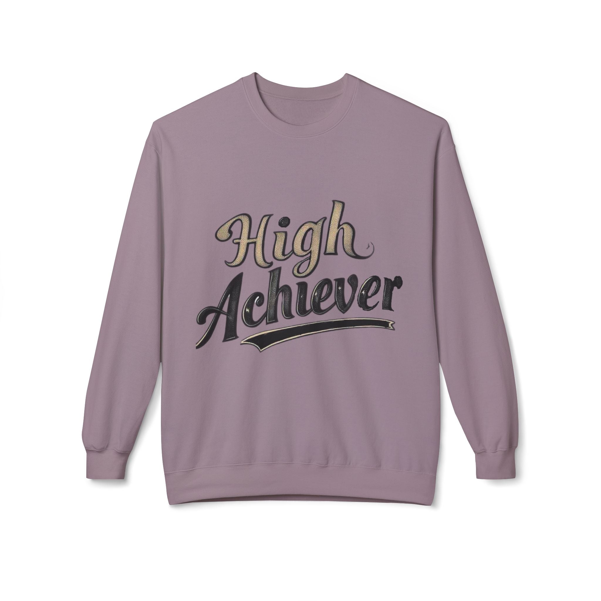 High Achiever Men's Midweight Soft style Fleece Crewneck Sweatshirt