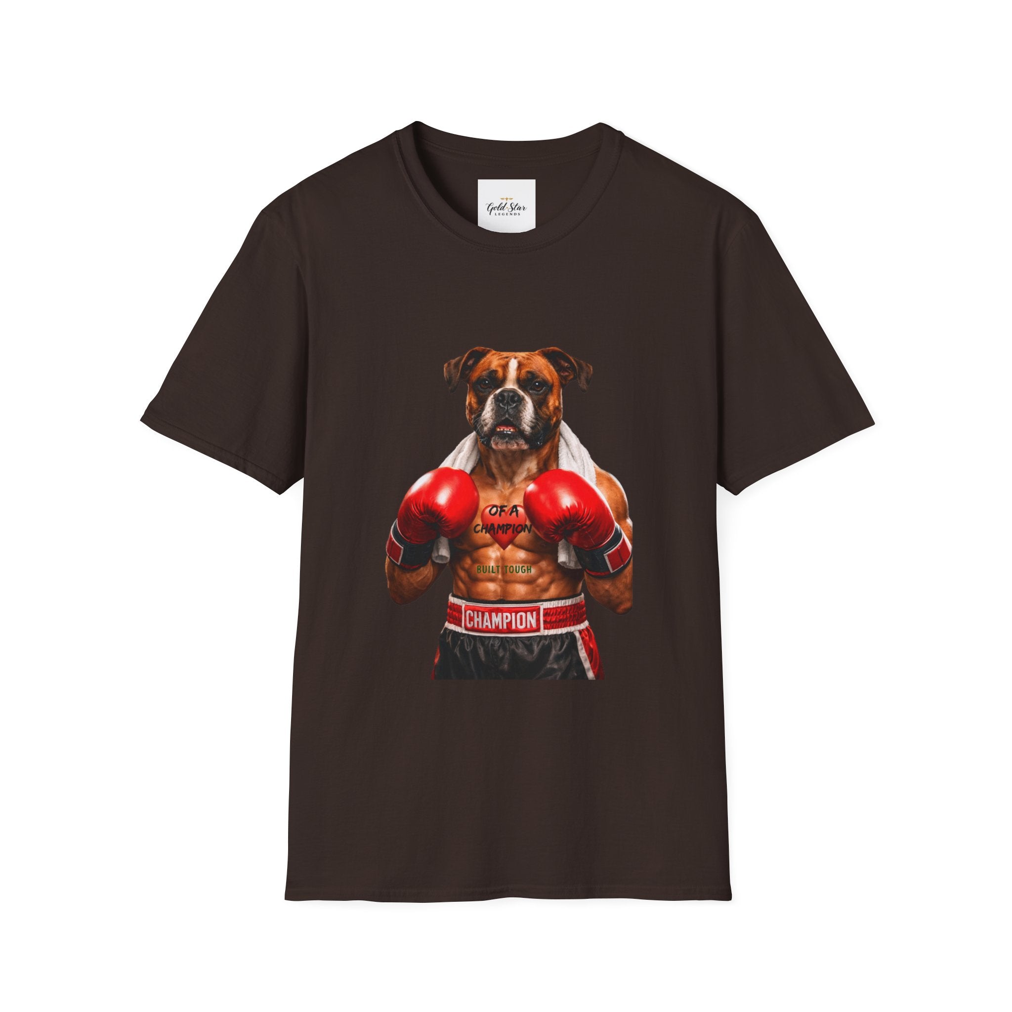 Men’s boxing dog Softstyle T-Shirt