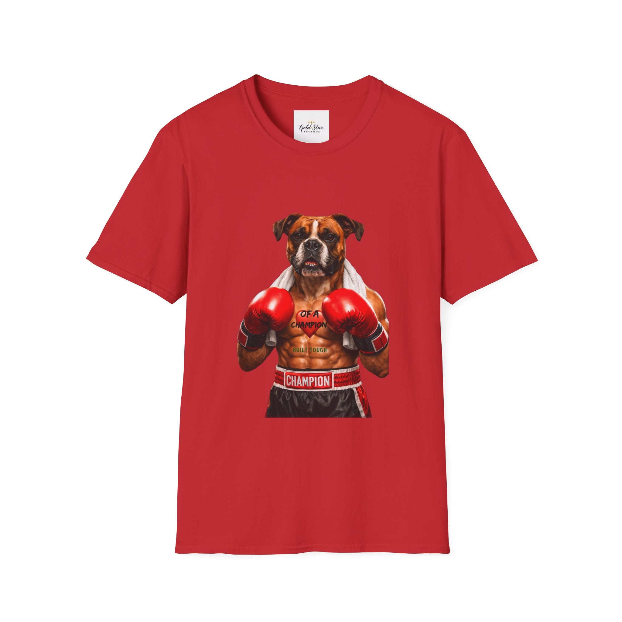 Men’s boxing dog Softstyle T-Shirt