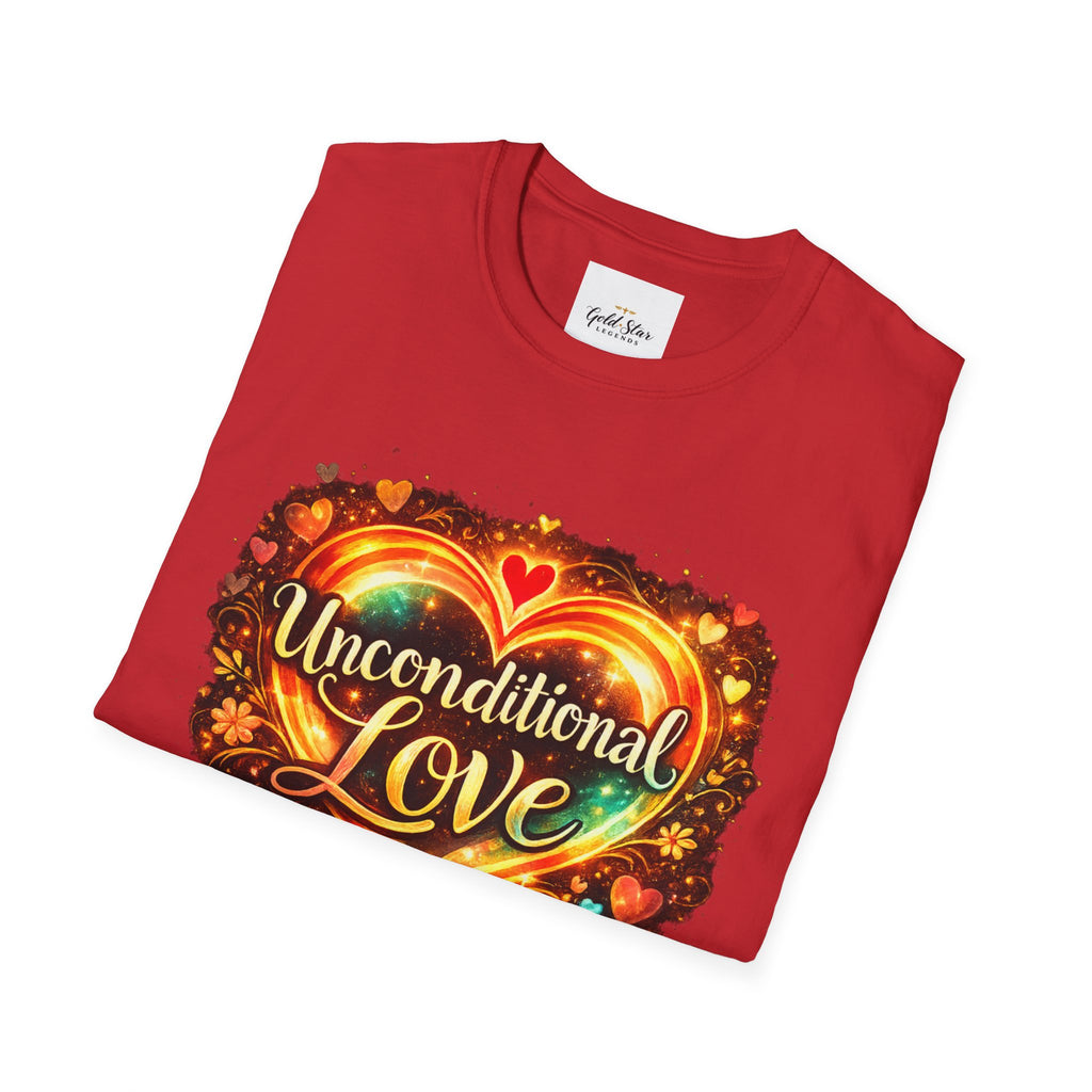 Unconditional Love Women’s T-Shirt — Inspirational Graphic Tee with 'Unconditional love'
