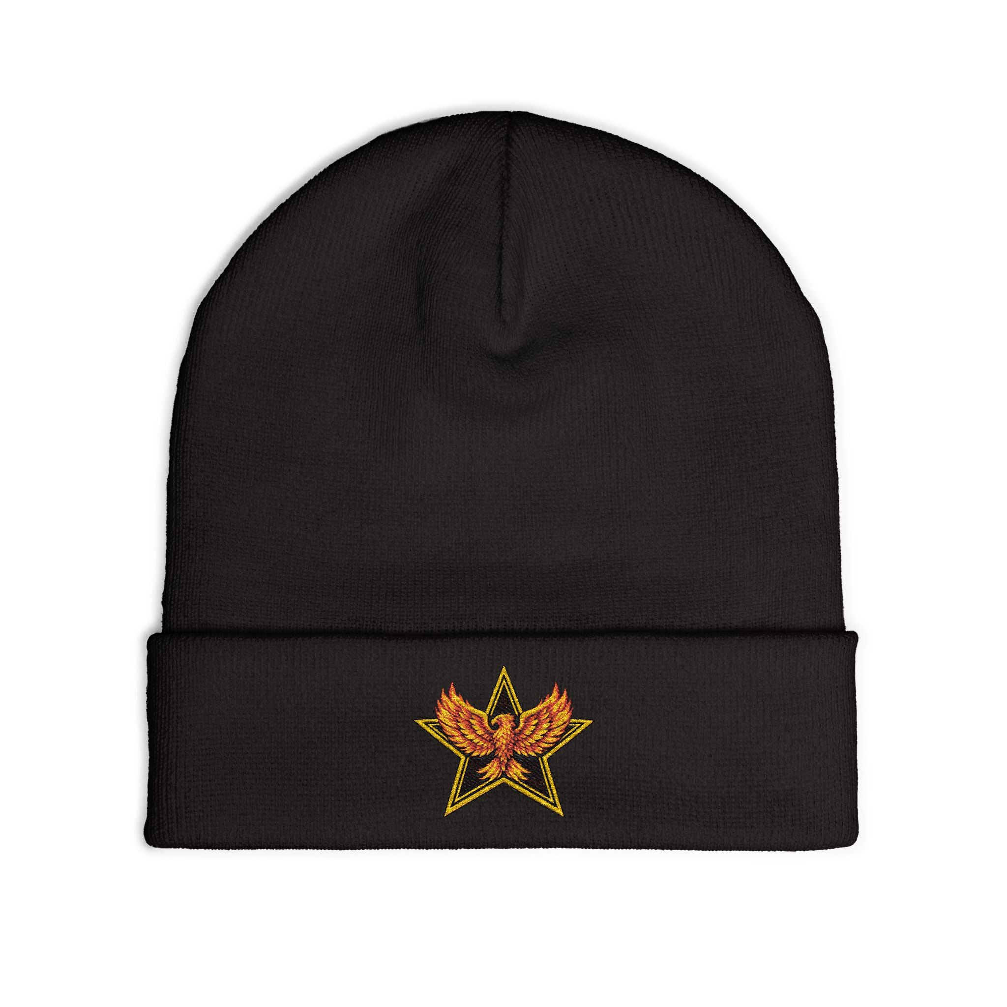 Gold Star Legends Knit Beanie (Embroidery)