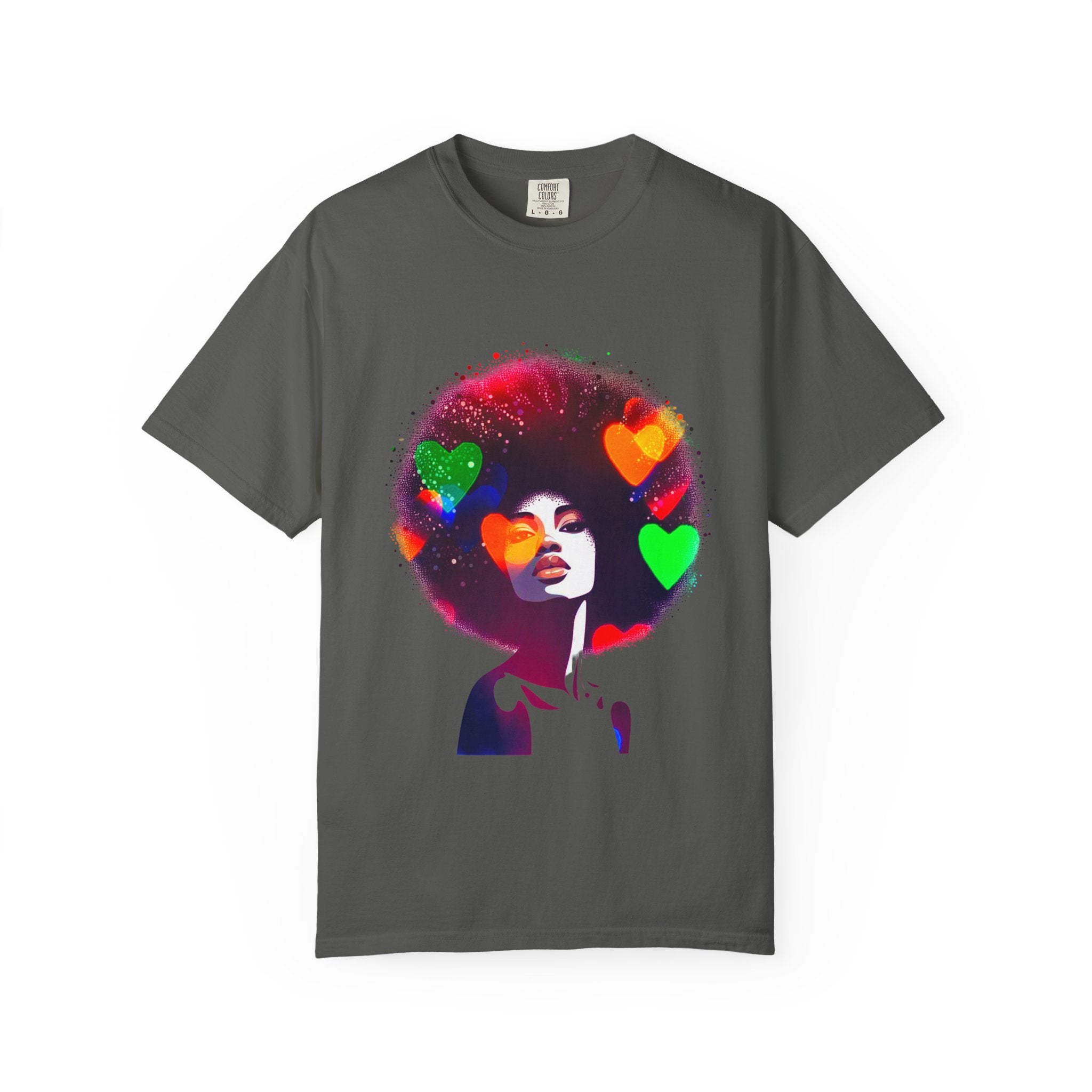 Afrocentric Women Men's Garment-Dyed T-shirt