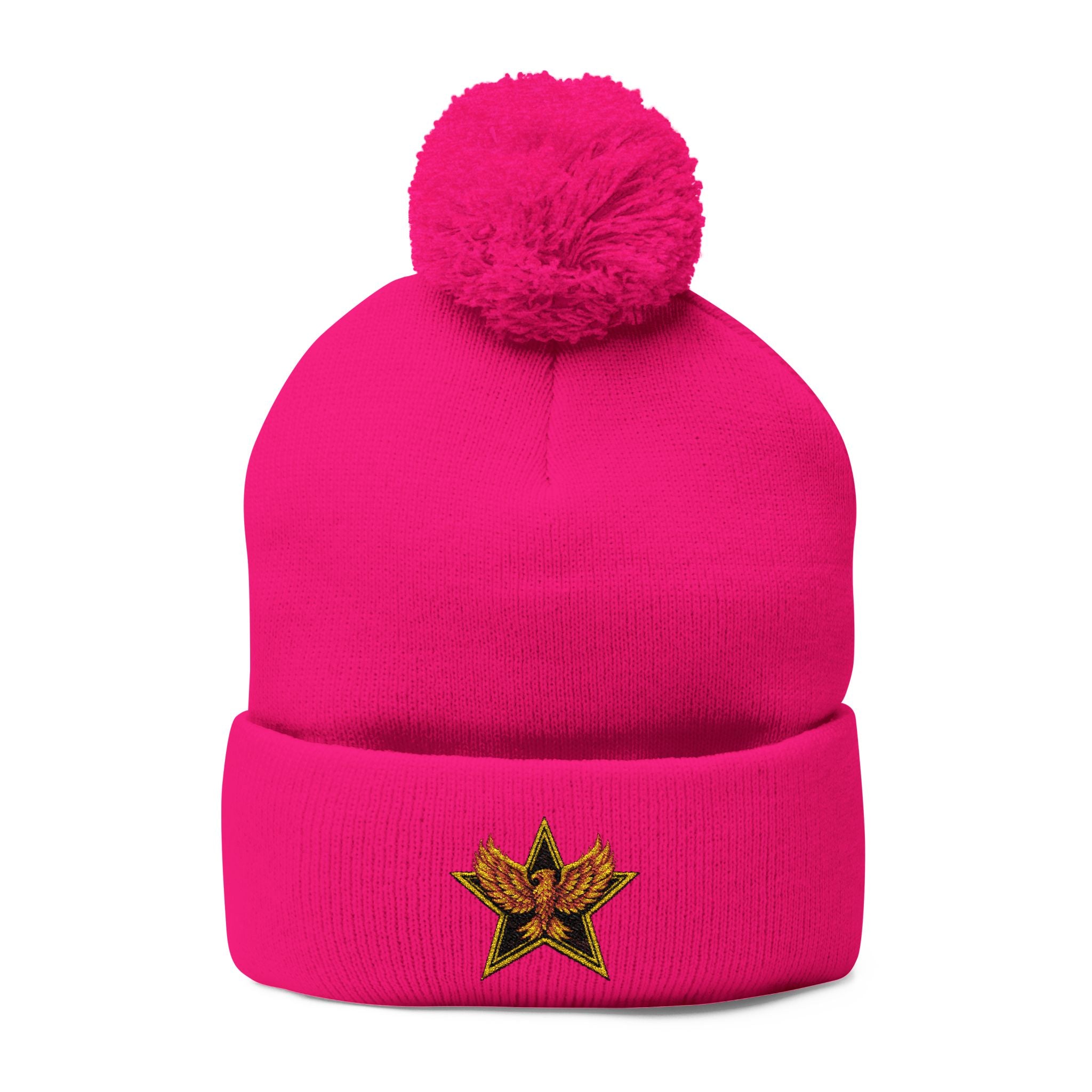Gold Star Legends Pom-Pom Knit Cap (Embroidery)