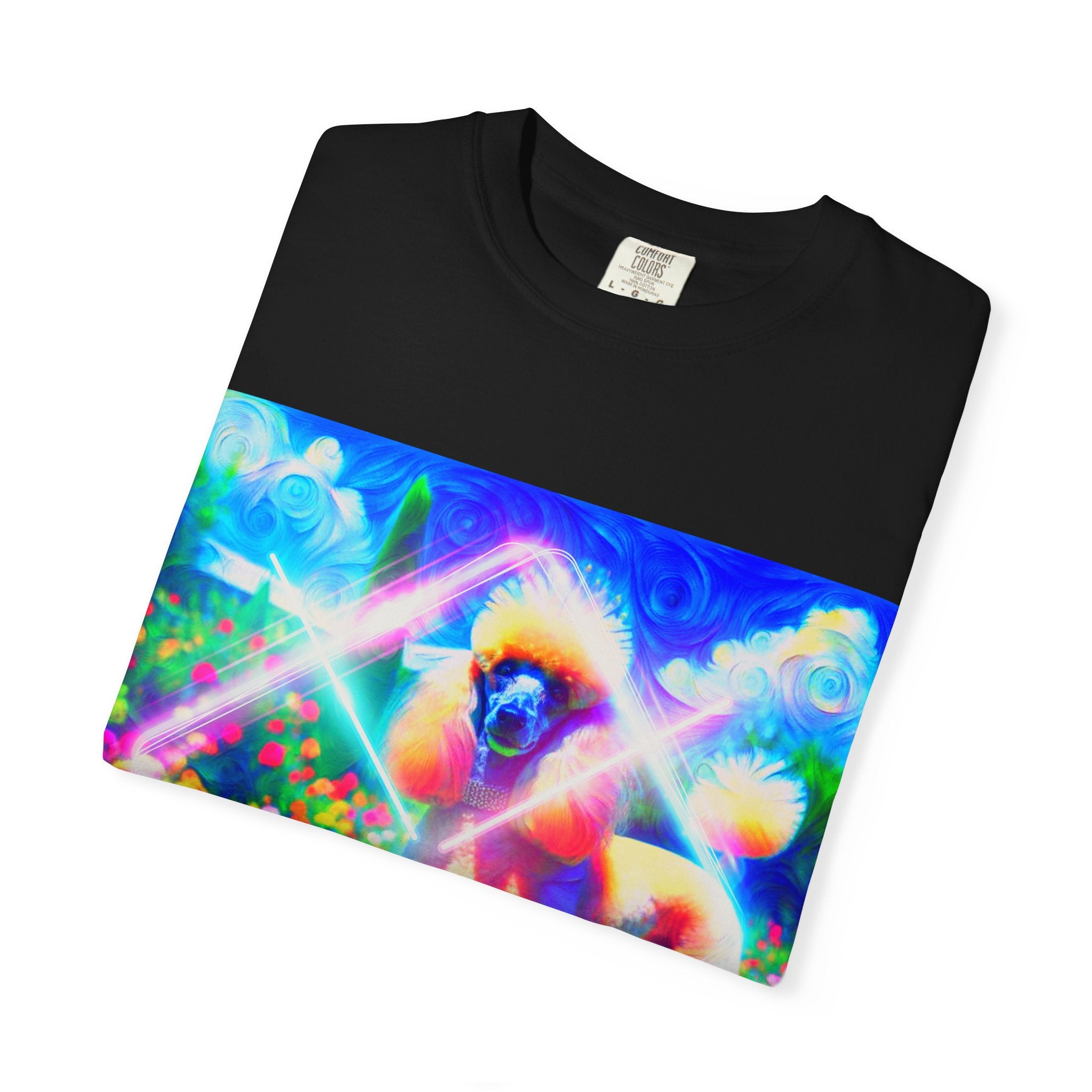 Neon Poodle Men's Garment-Dyed T-shirt Neon poopoooi