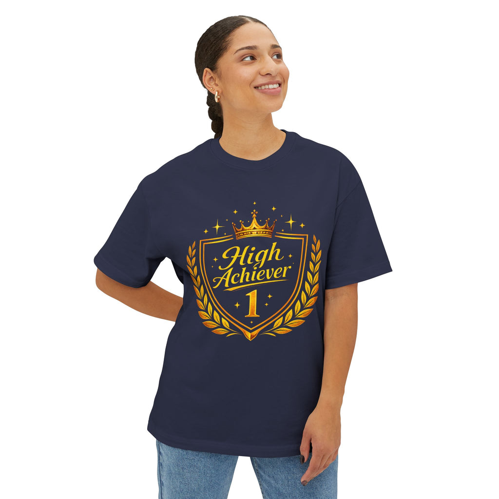 High Achiever Women’s Oversized Boxy Tee