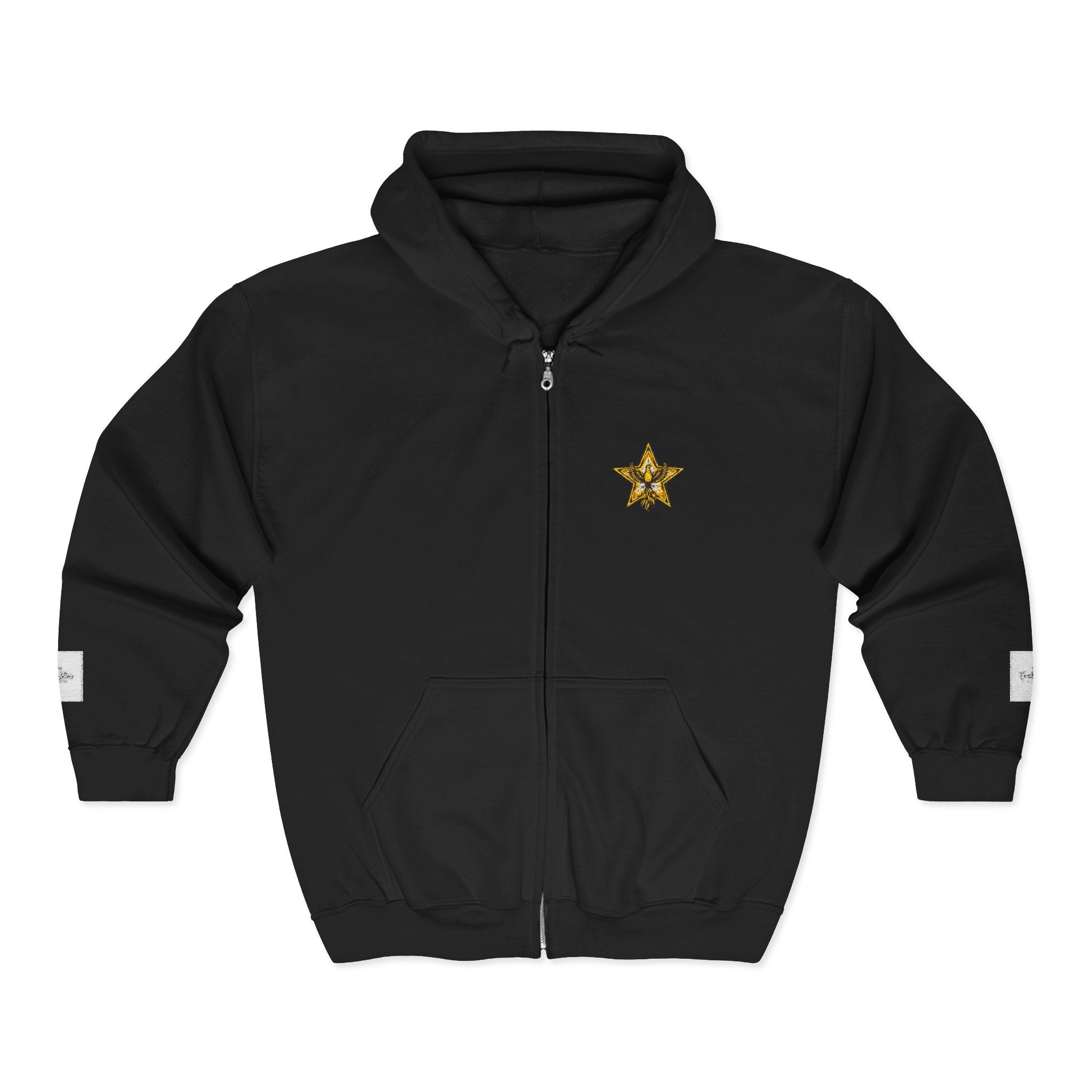 Gold Star Legends logo Men's Heavy Blend™ Full Zip Hooded Sweatshirt
