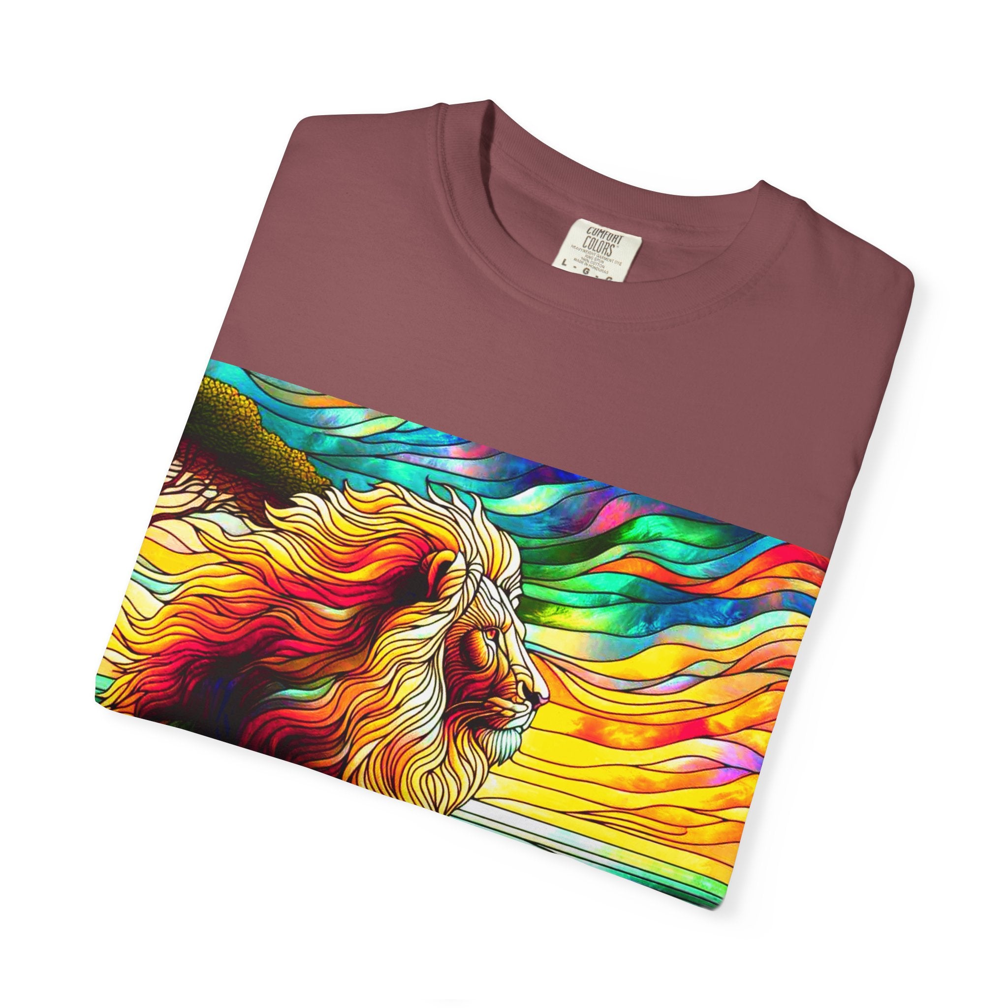 Lion Men's Garment-Dyed T-shirt