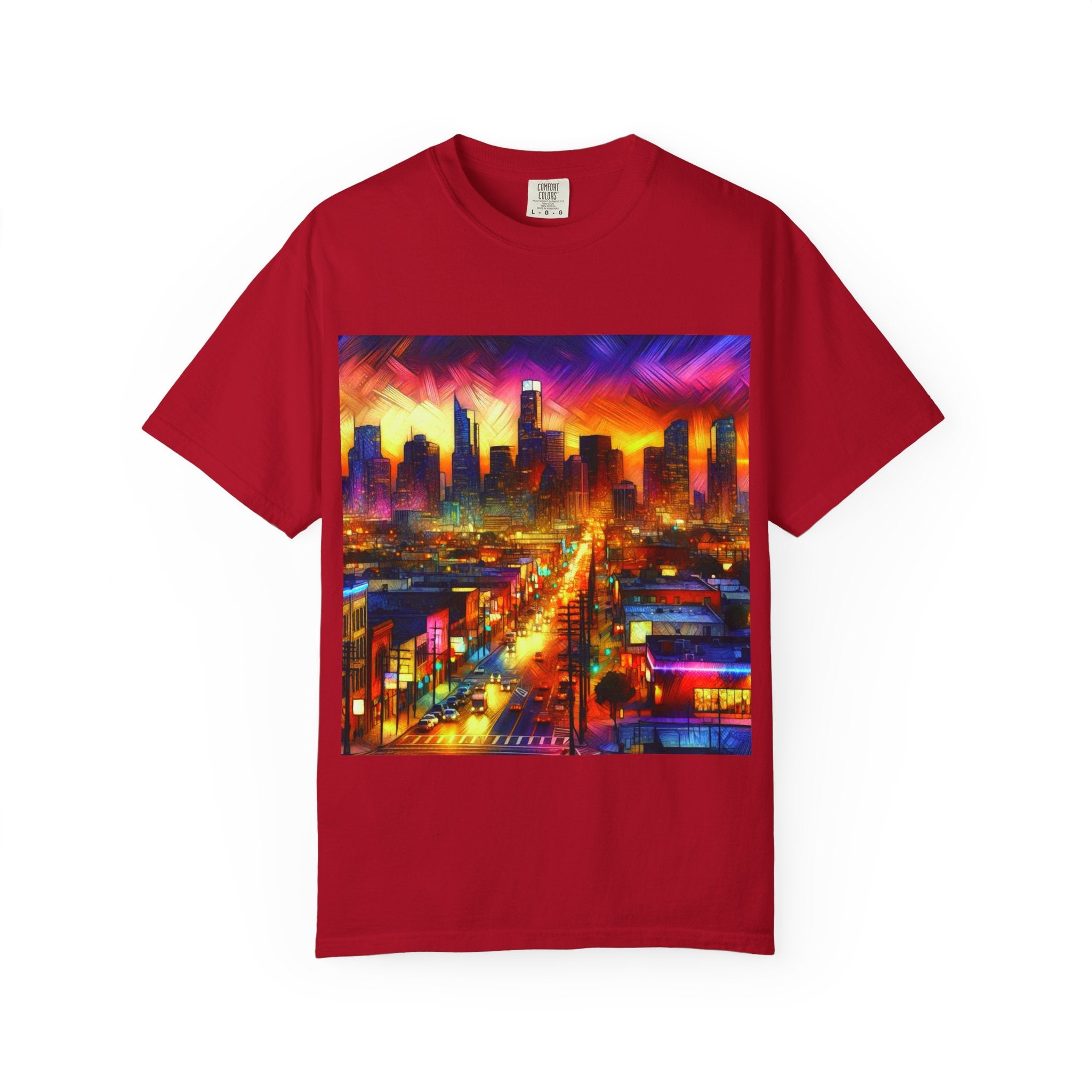 Artsy City Men's Garment-Dyed T-shirt