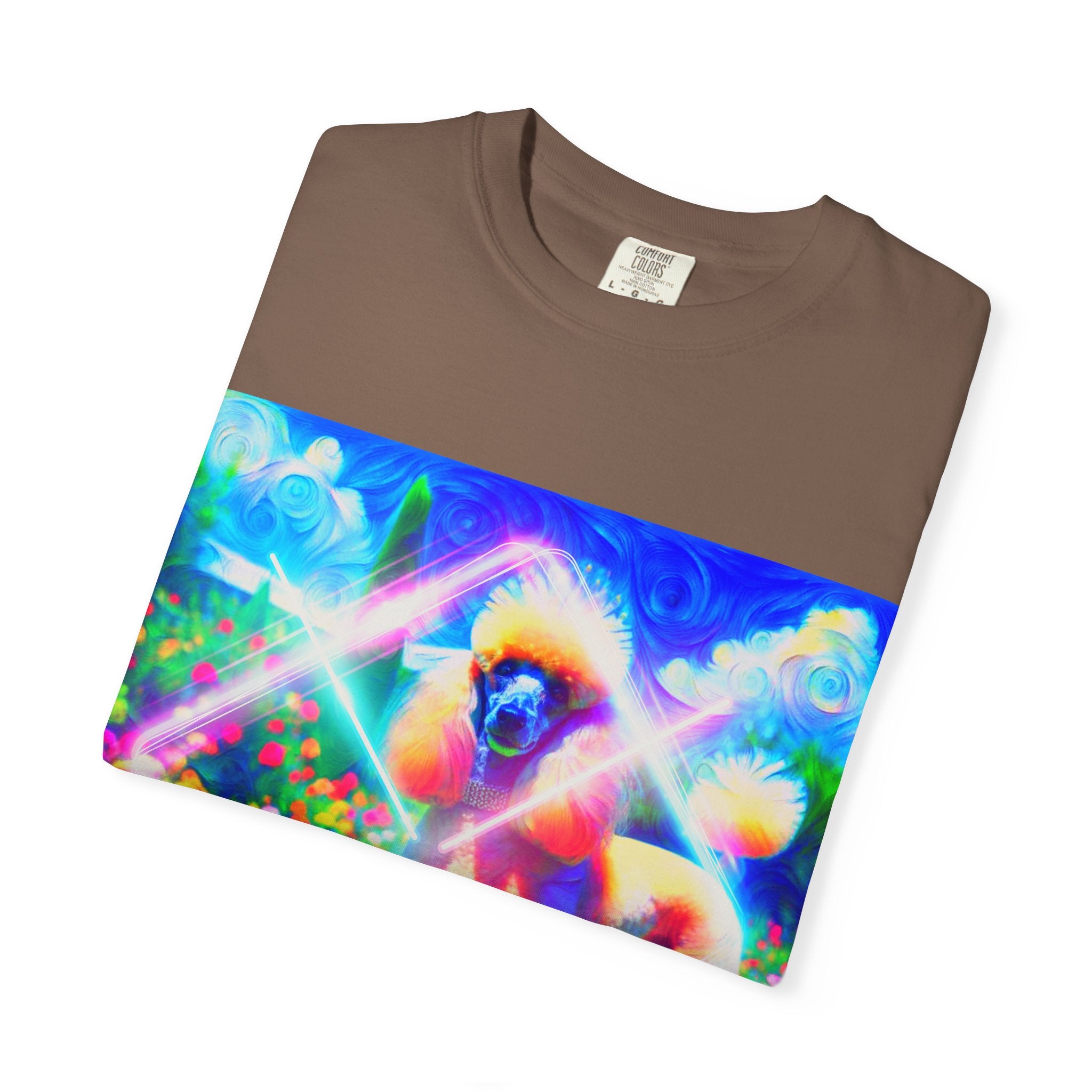 Neon Poodle Men's Garment-Dyed T-shirt Neon poopoooi