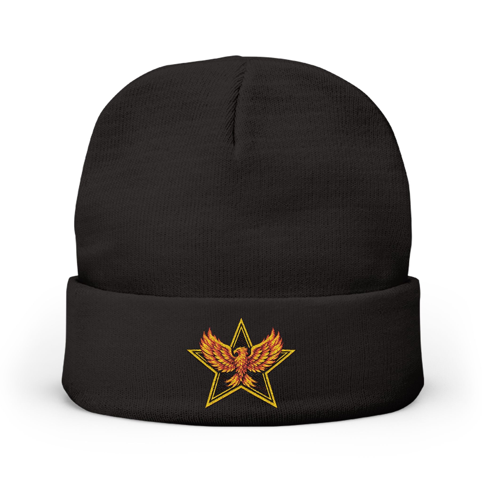 Gold Star Legends Knit Beanie (Embroidery)