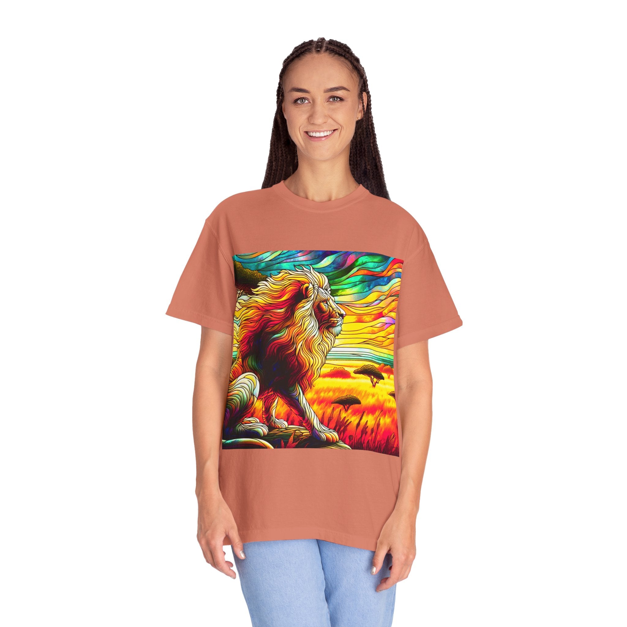 Lion Men's Garment-Dyed T-shirt