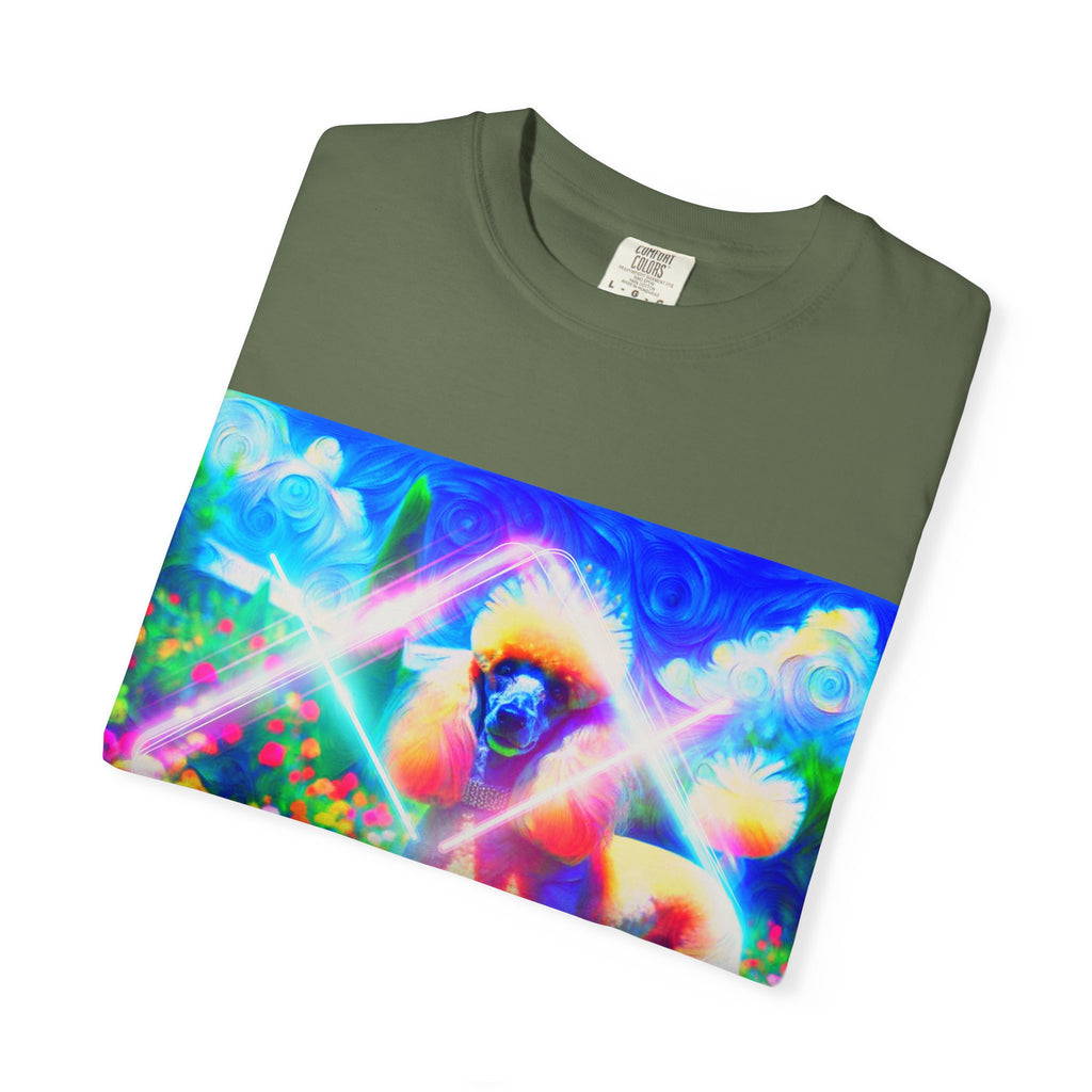 Neon Poodle Men's Garment-Dyed T-shirt Neon poopoooi