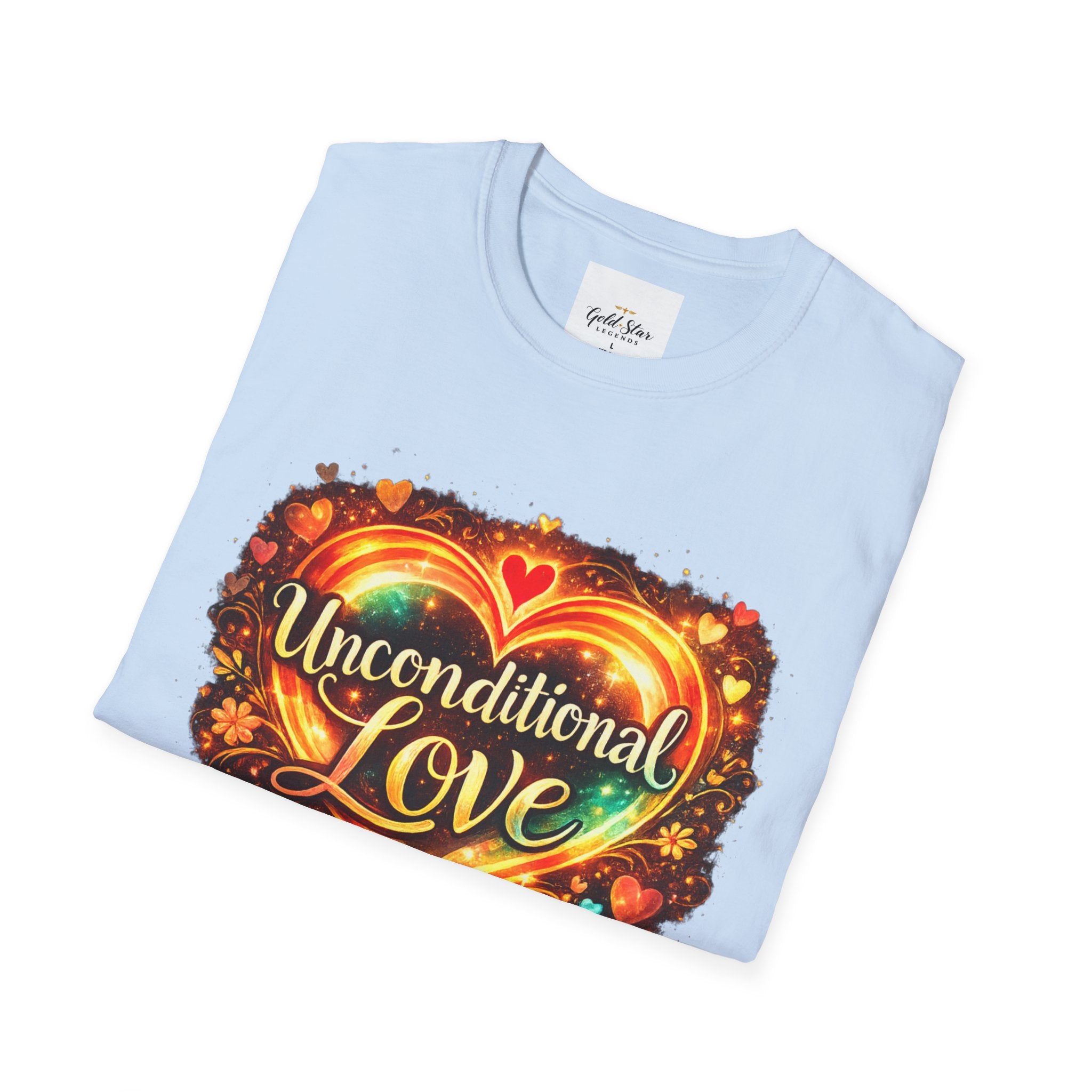 Unconditional Love Women’s T-Shirt — Inspirational Graphic Tee with 'Unconditional love'