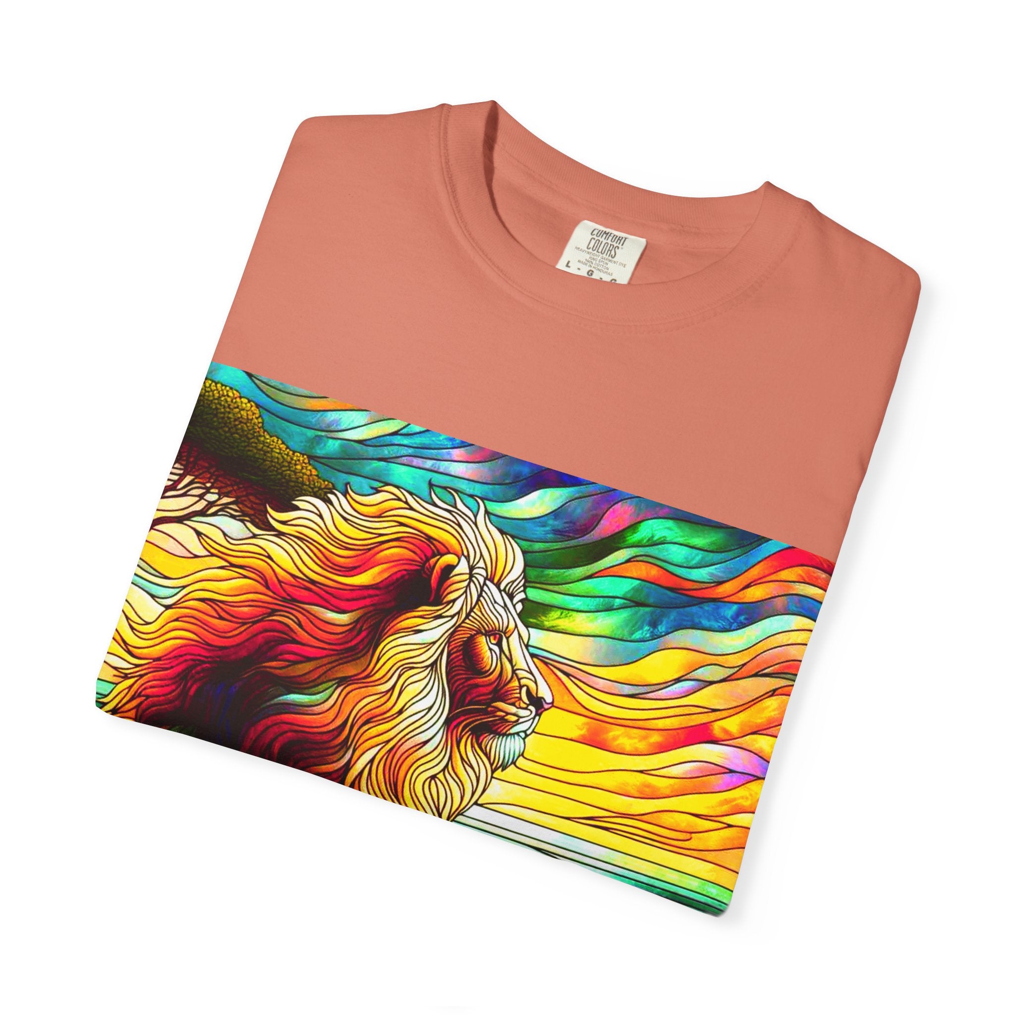Lion Men's Garment-Dyed T-shirt