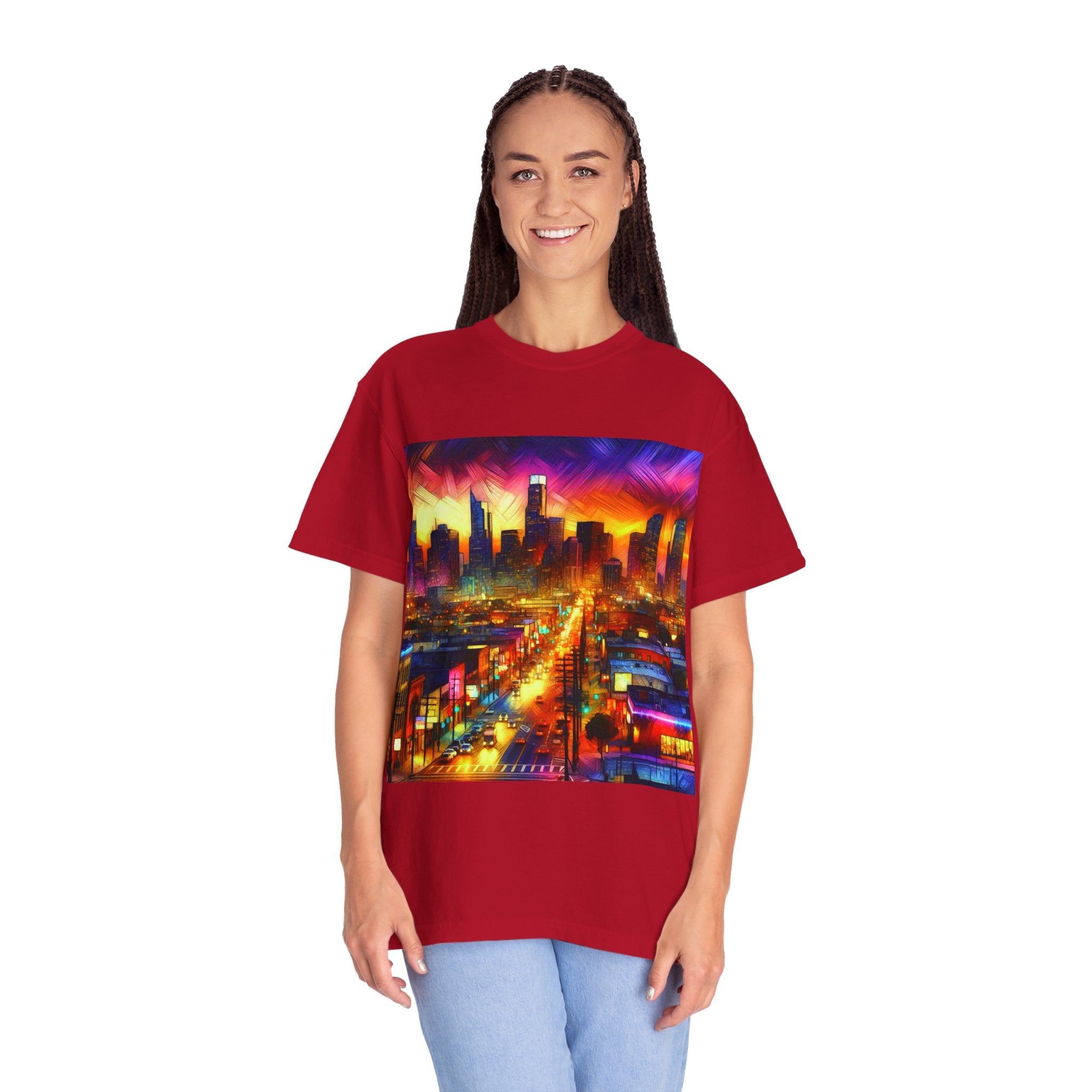 Artsy City Men's Garment-Dyed T-shirt