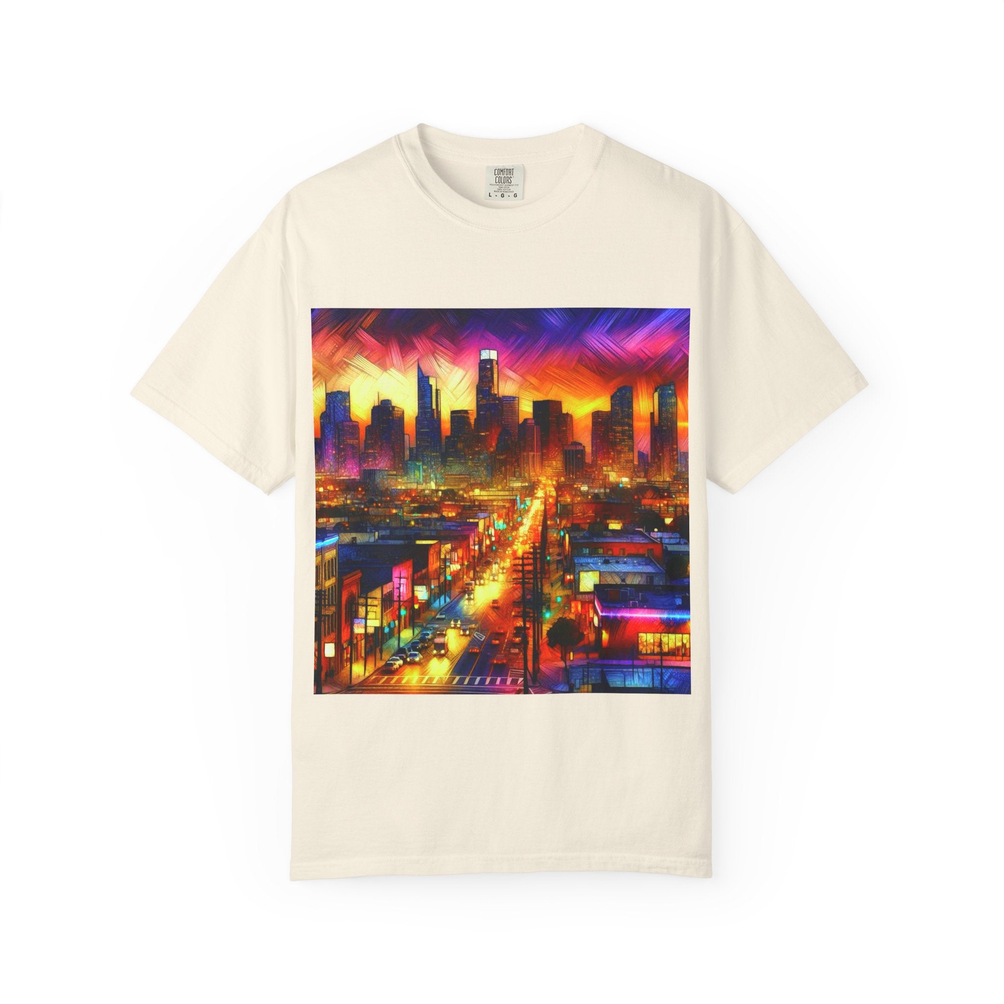 Artsy City Men's Garment-Dyed T-shirt