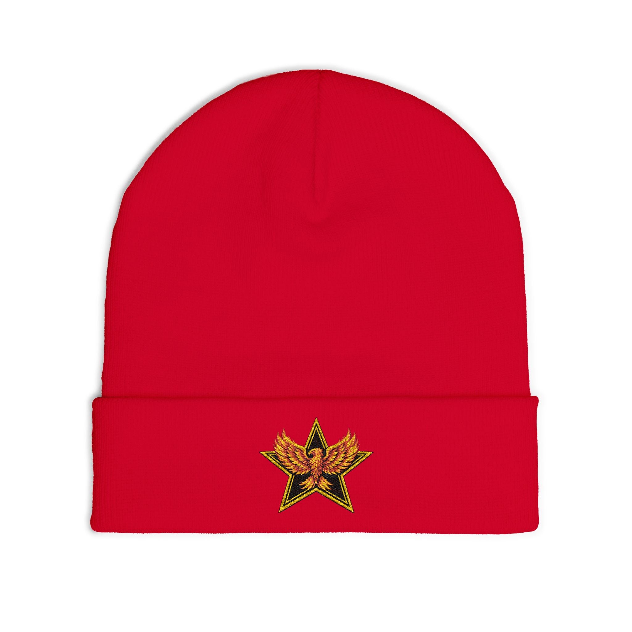 Gold Star Legends Knit Beanie (Embroidery)