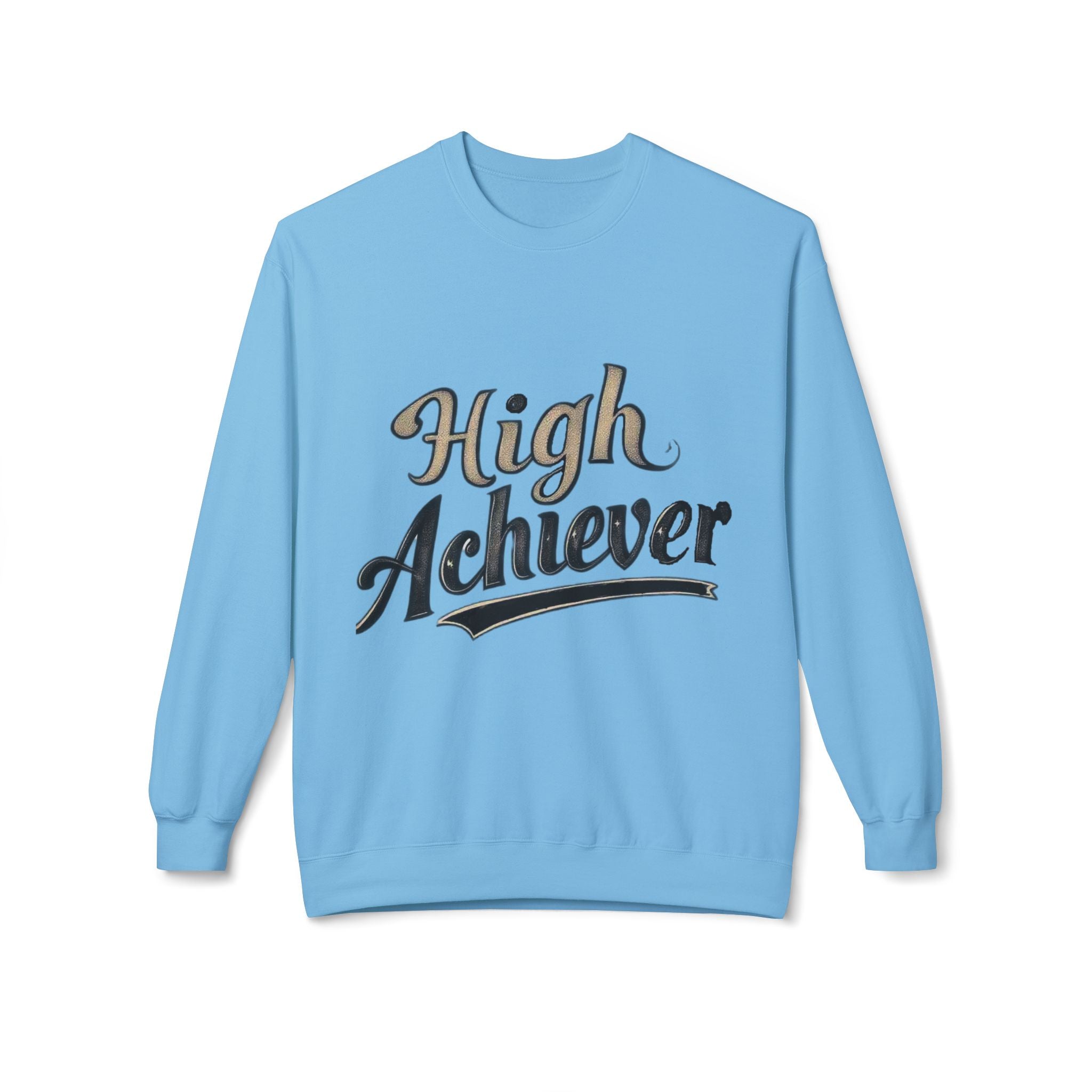 High Achiever Men's Midweight Soft style Fleece Crewneck Sweatshirt